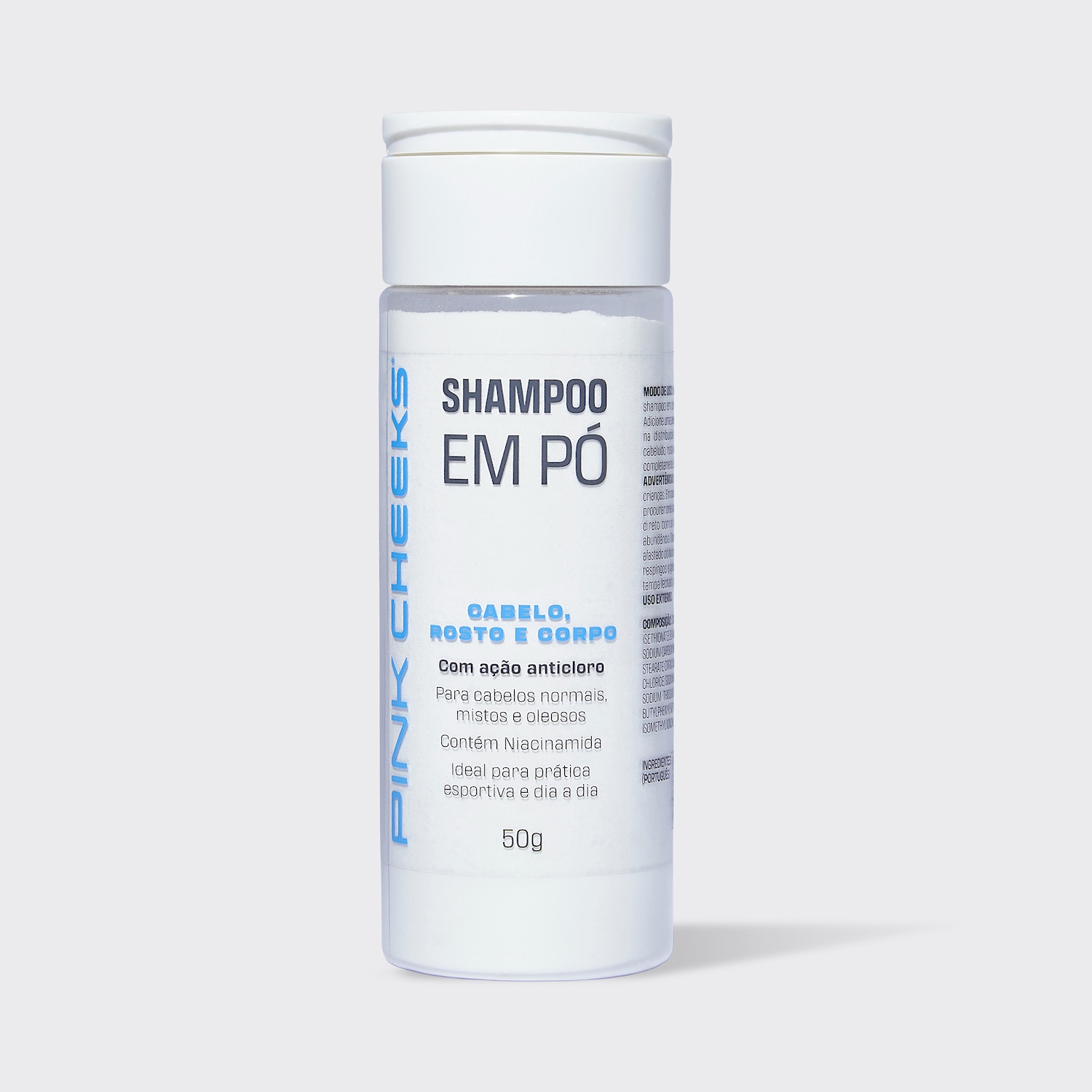 Shampoo Pink Cheeks em Pó 3 em 1 50g - Foto 1