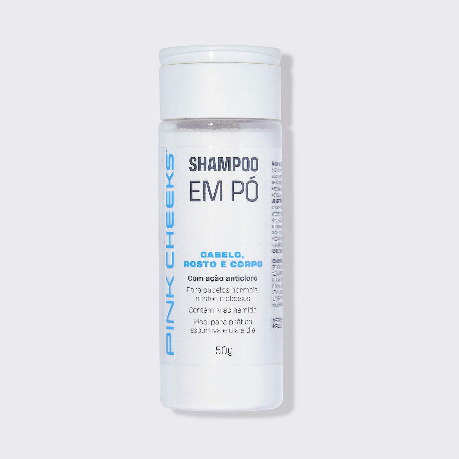 Shampoo Pink Cheeks em Pó 3 em 1 50g - Foto 2