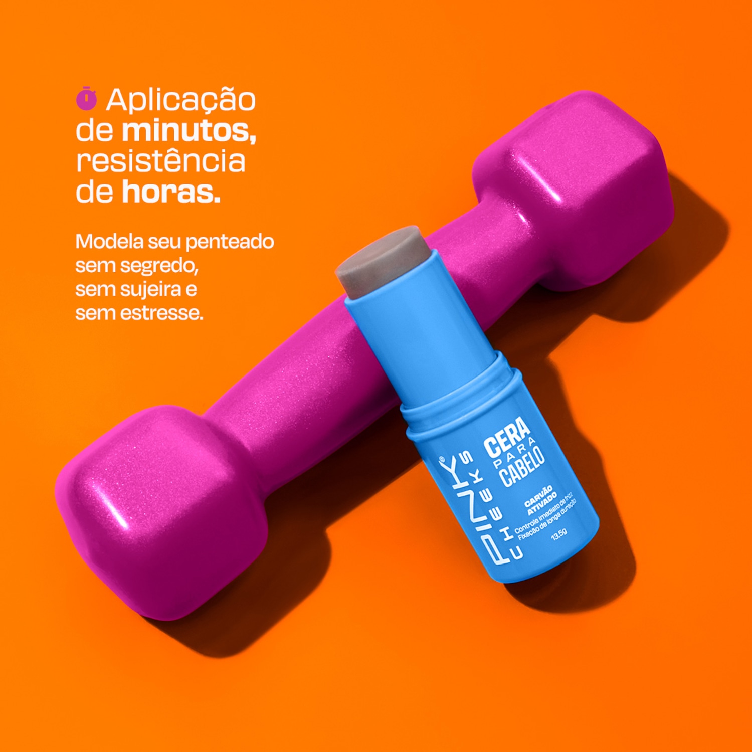 Cera para Cabelo Pink Cheeks by Manu Cit 13,5g - Foto 3