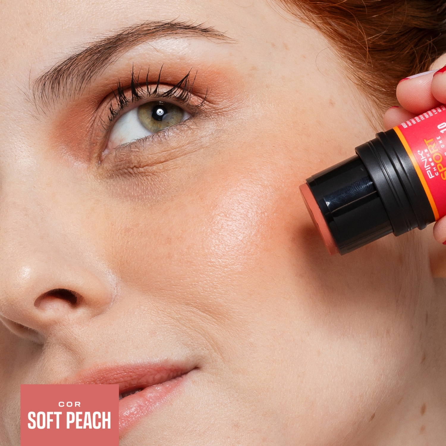 Blush All in One Pink Cheeks FPS30 FPUVA10 4,5g - Soft Peach - Foto 2