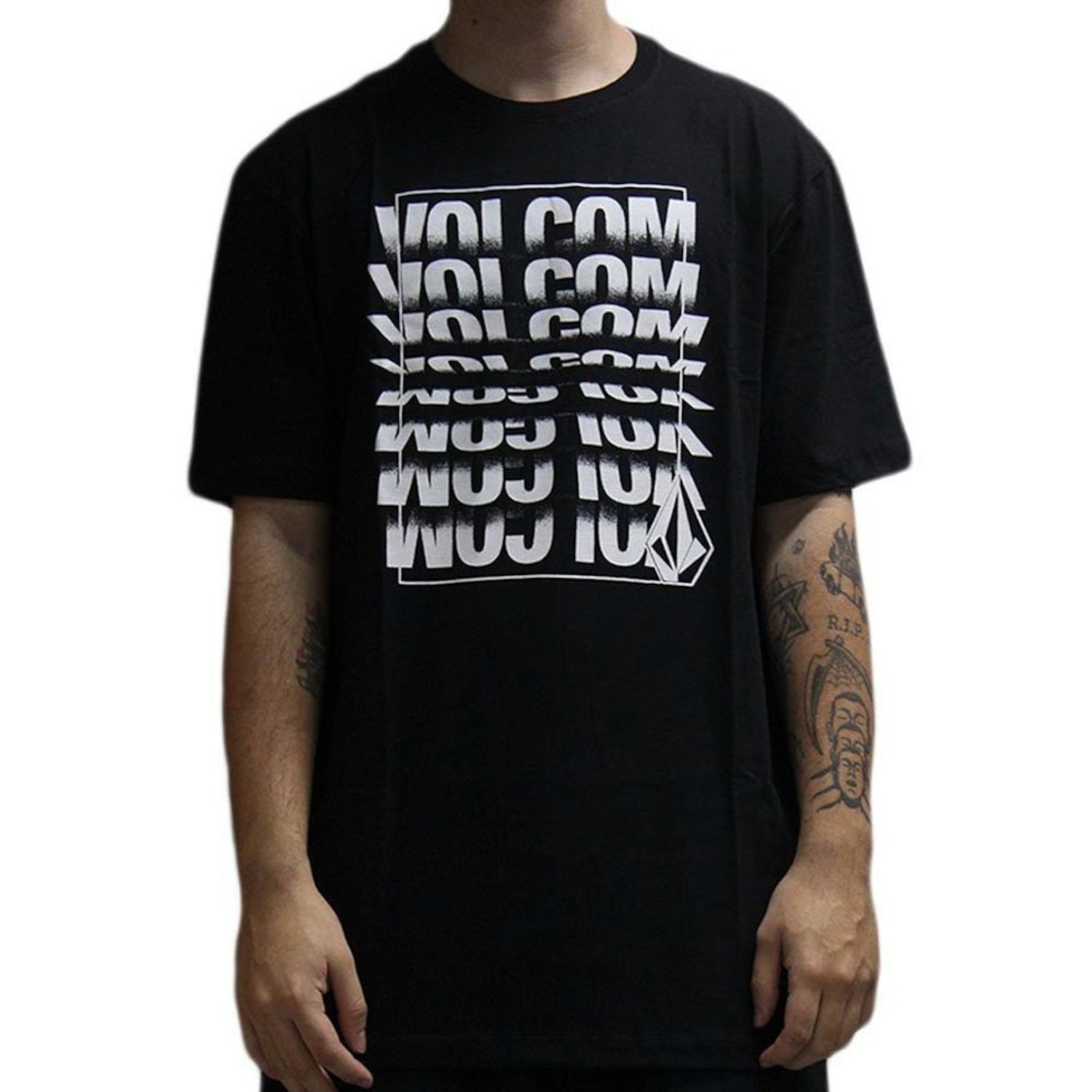 Camiseta Volcom Flip Thru WT25 Masculina - Foto 1
