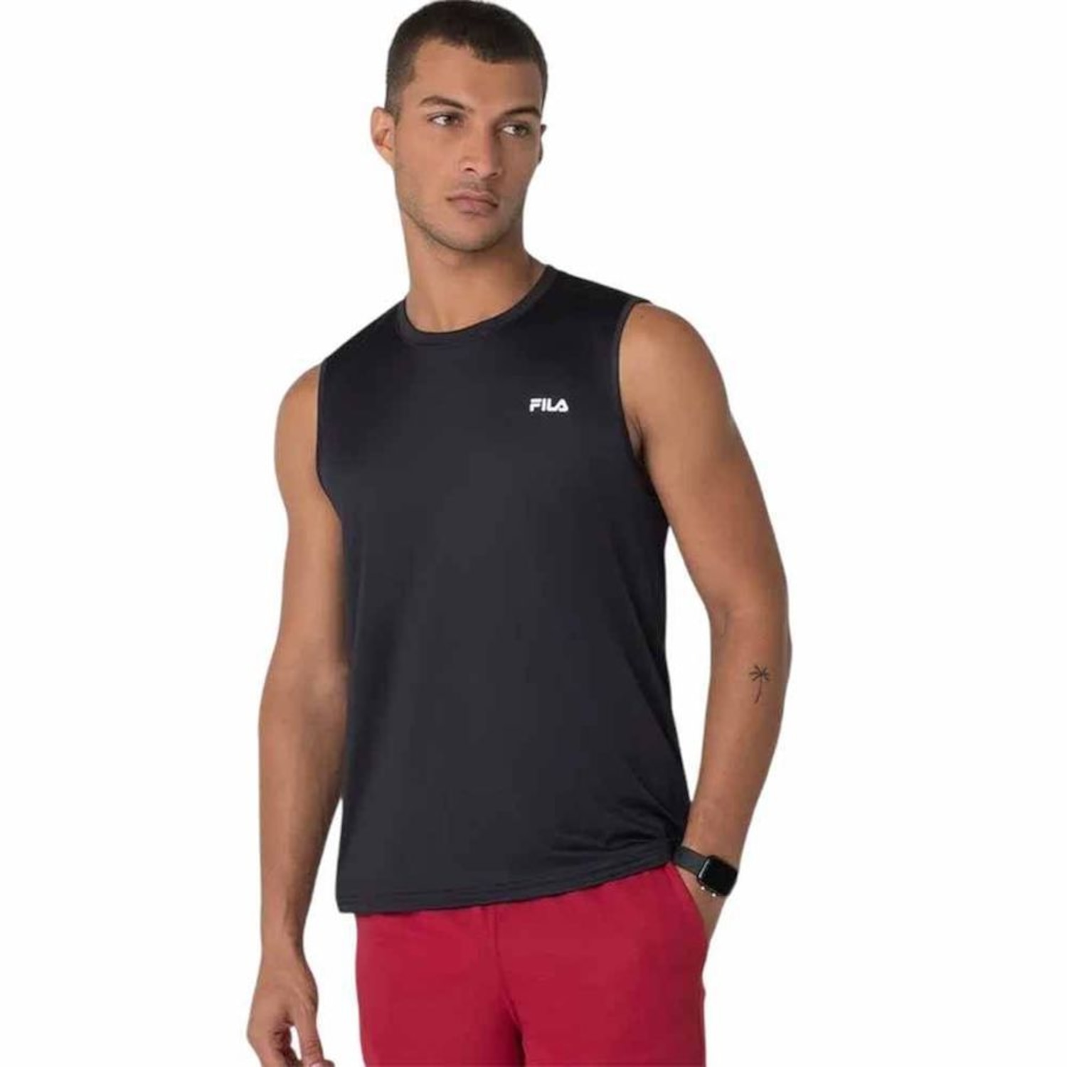 Camiseta Regata Masculina Fila Basic Sports II - Foto 1