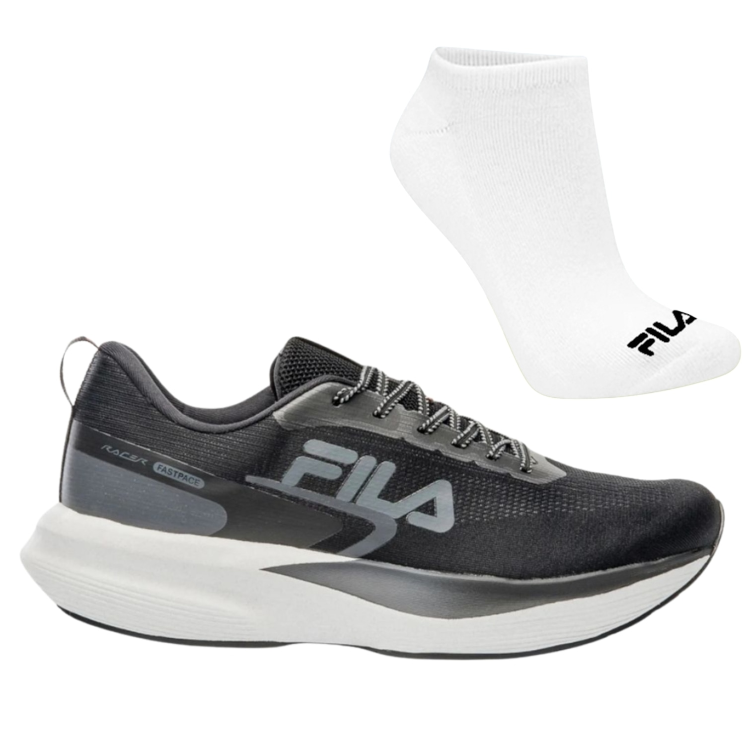 Tênis Masculino Fila Racer Fastpace + Par de Meia - Foto 1