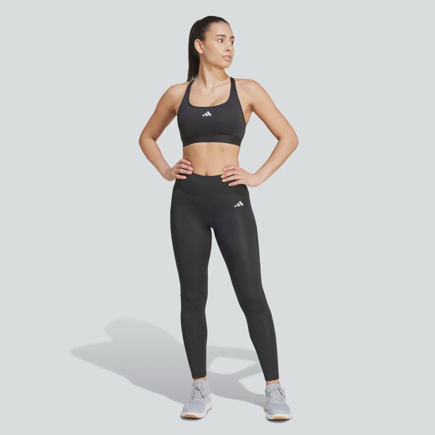 Calça Legging adidas Optime Feminina - Foto 4