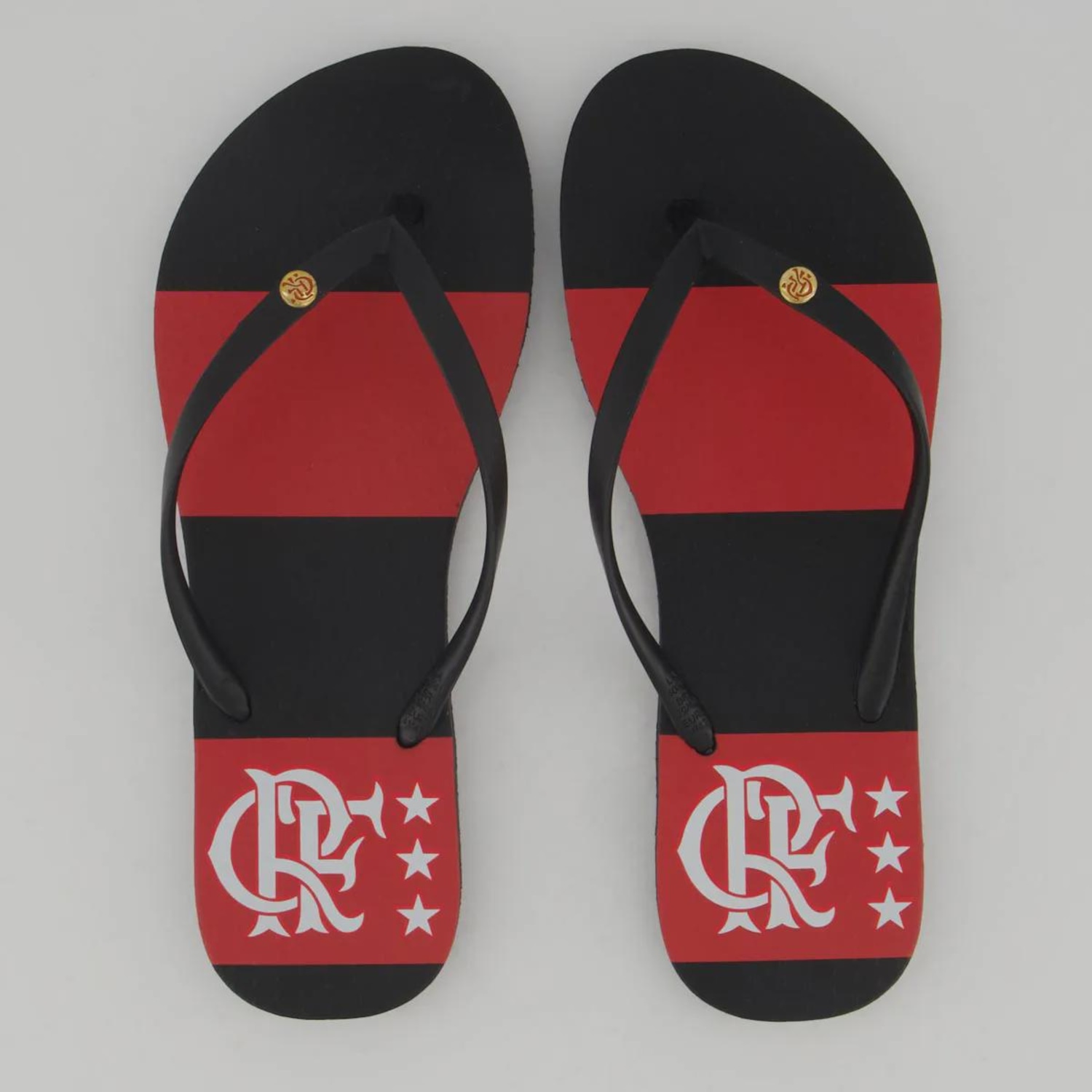 Chinelo do Flamengo Futfanatics Manto 81 Feminino - Foto 1