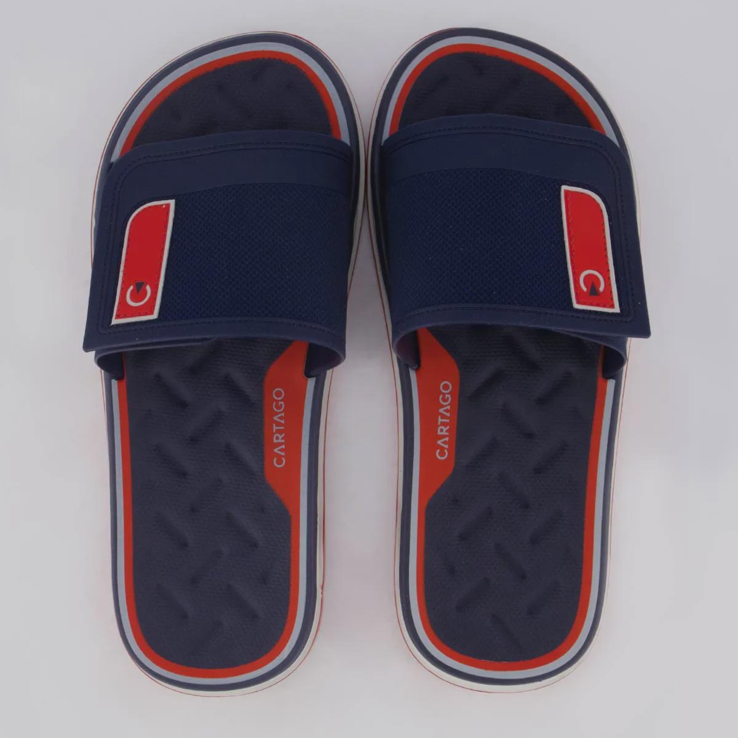 Chinelo Cartago Málaga Sport Gáspea Slide Masculino - Foto 1