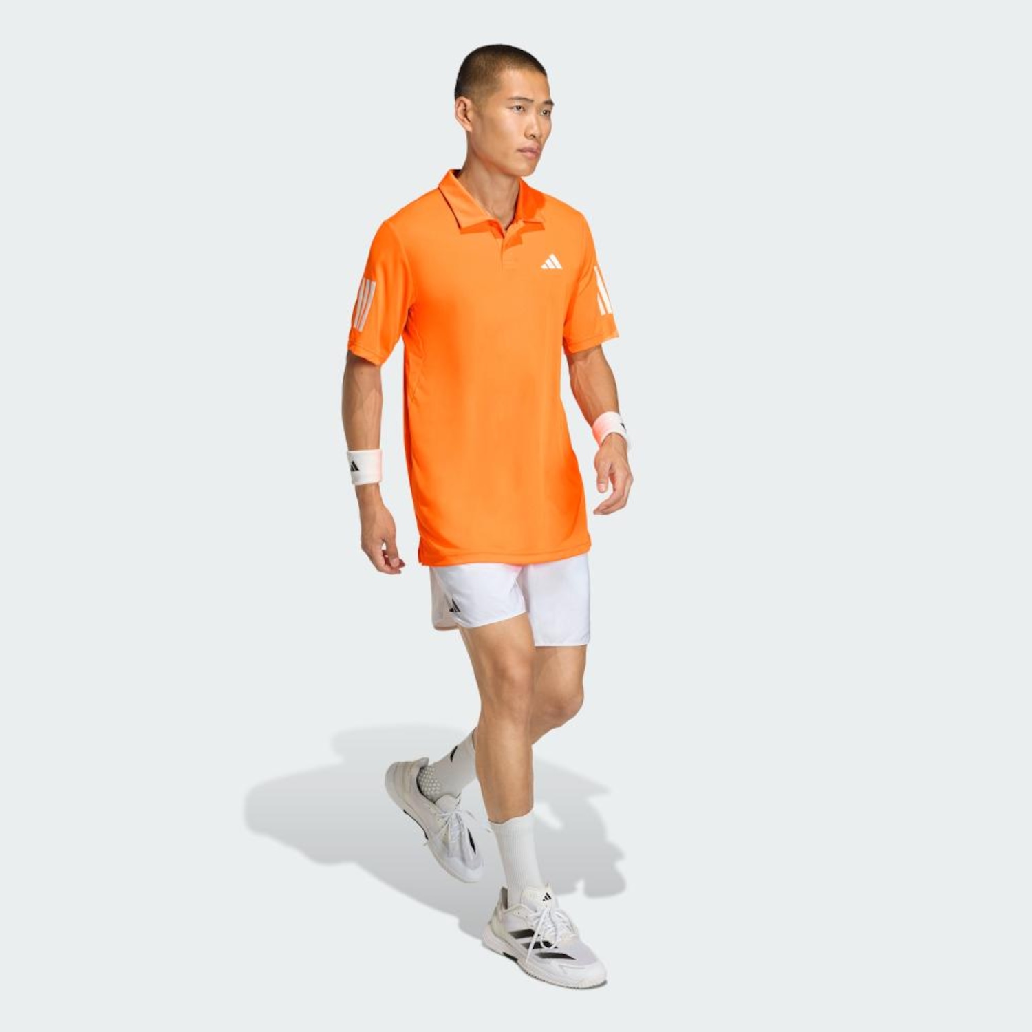 Camisa Polo Masculina adidas Manga Curta Club 3 Stripes - Foto 4