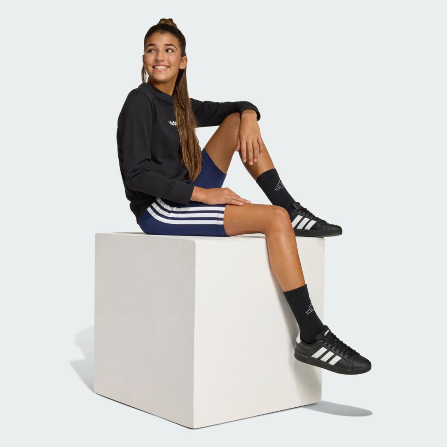 Short Infantil Adidas Biker Essentials - Foto 4