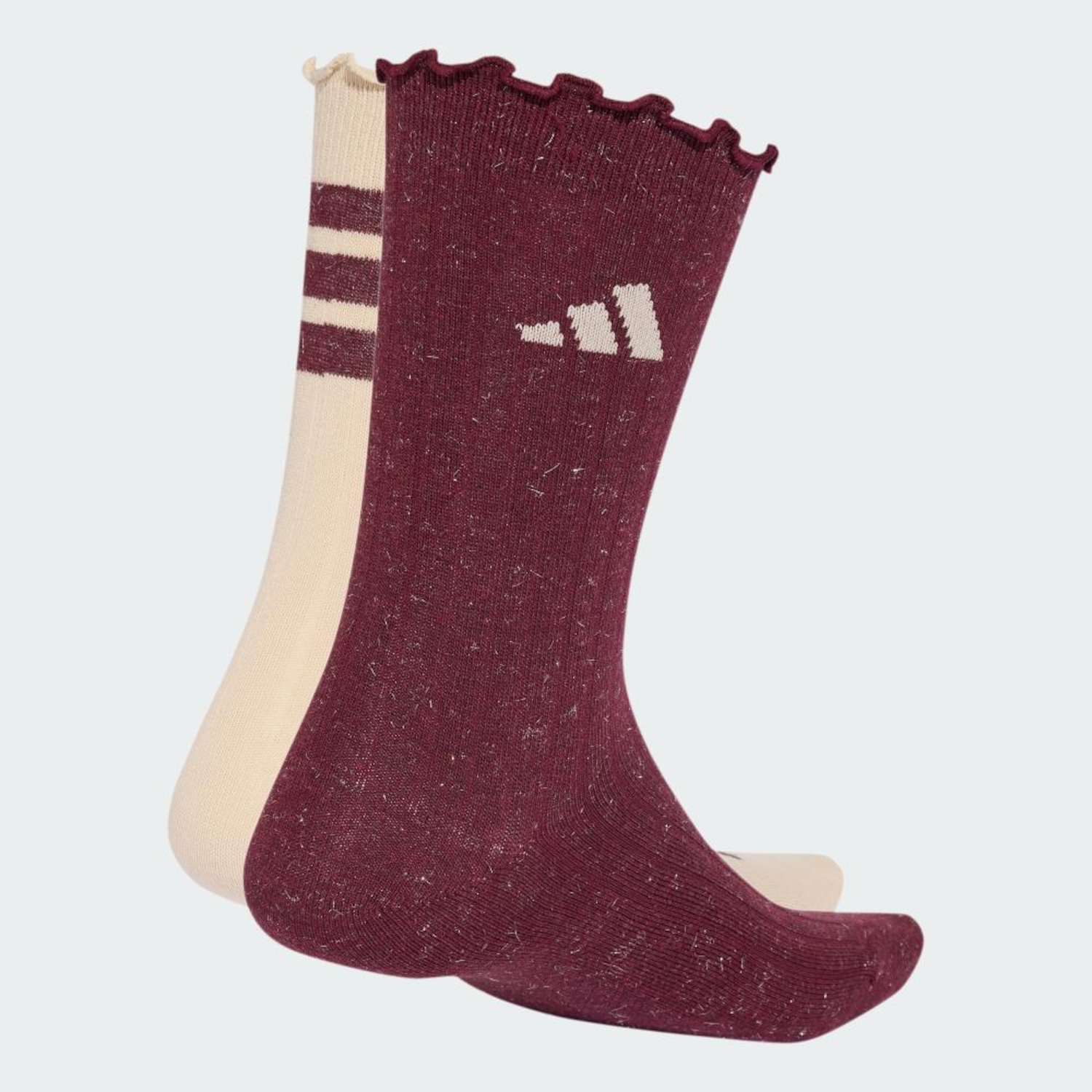 Meia Unissex Adidas Glow Sock - 2 Pares - Foto 1