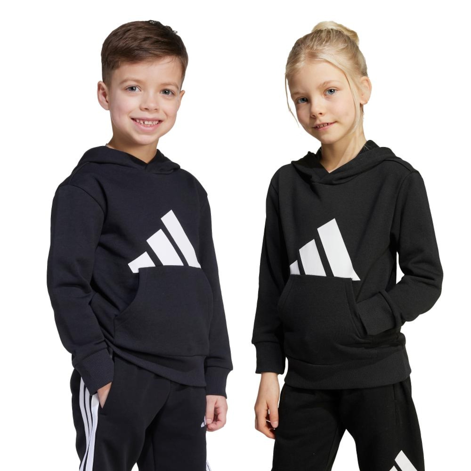 Blusão de Moletom com Capuz Infantil Adidas Essentials - Foto 1