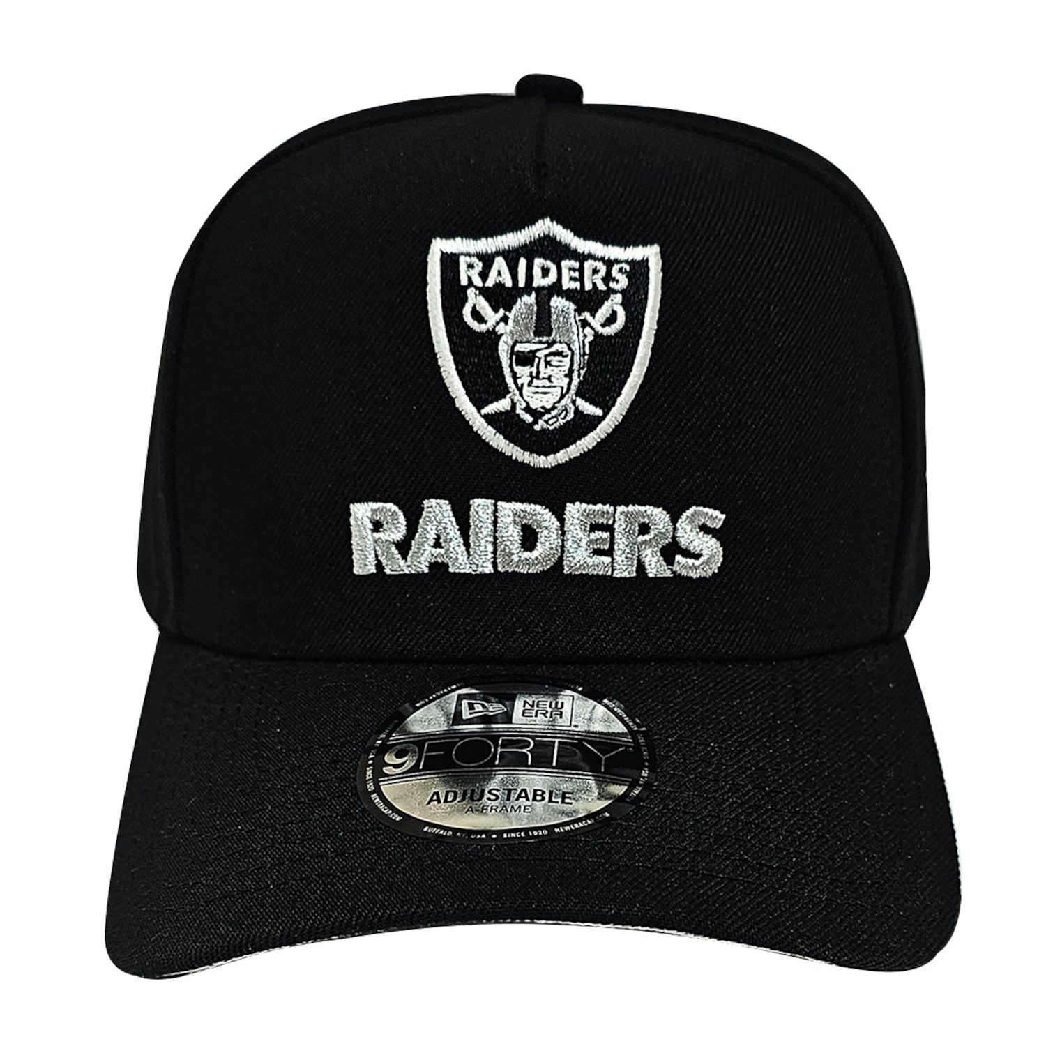 Boné Unissex New Era 9FORTY A-Frame Las Vegas Raiders Aba Curva - Foto 2