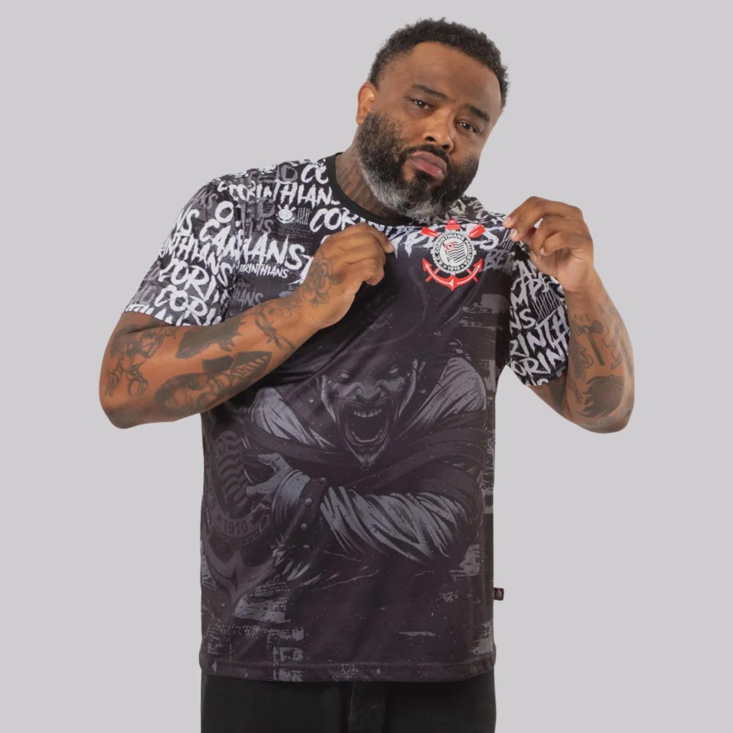 Camisa do Corinthians Futfanatics BVH Masculina - Foto 1