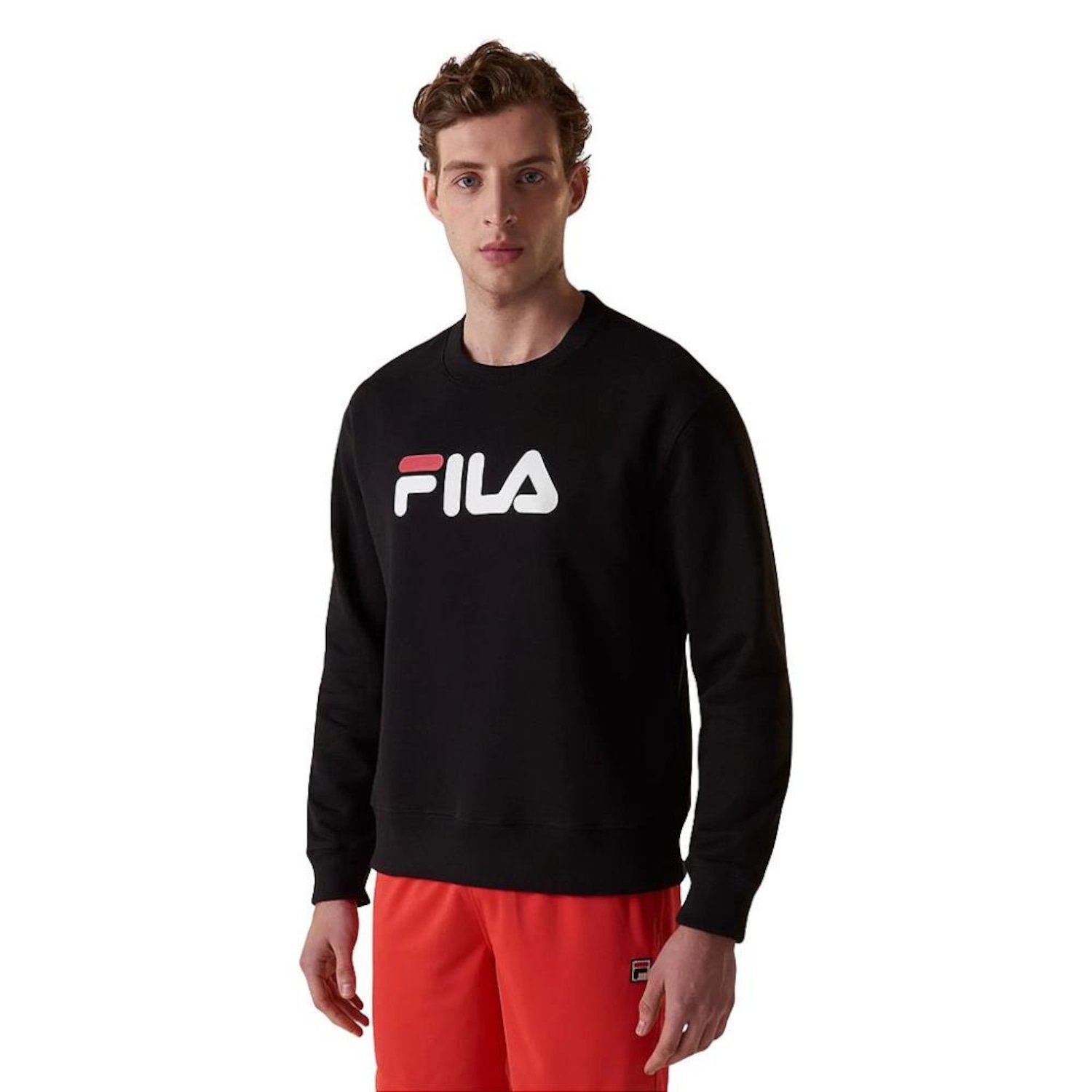 Blusão de Moletom Fila Comfort Letter III - Masculina - Foto 1
