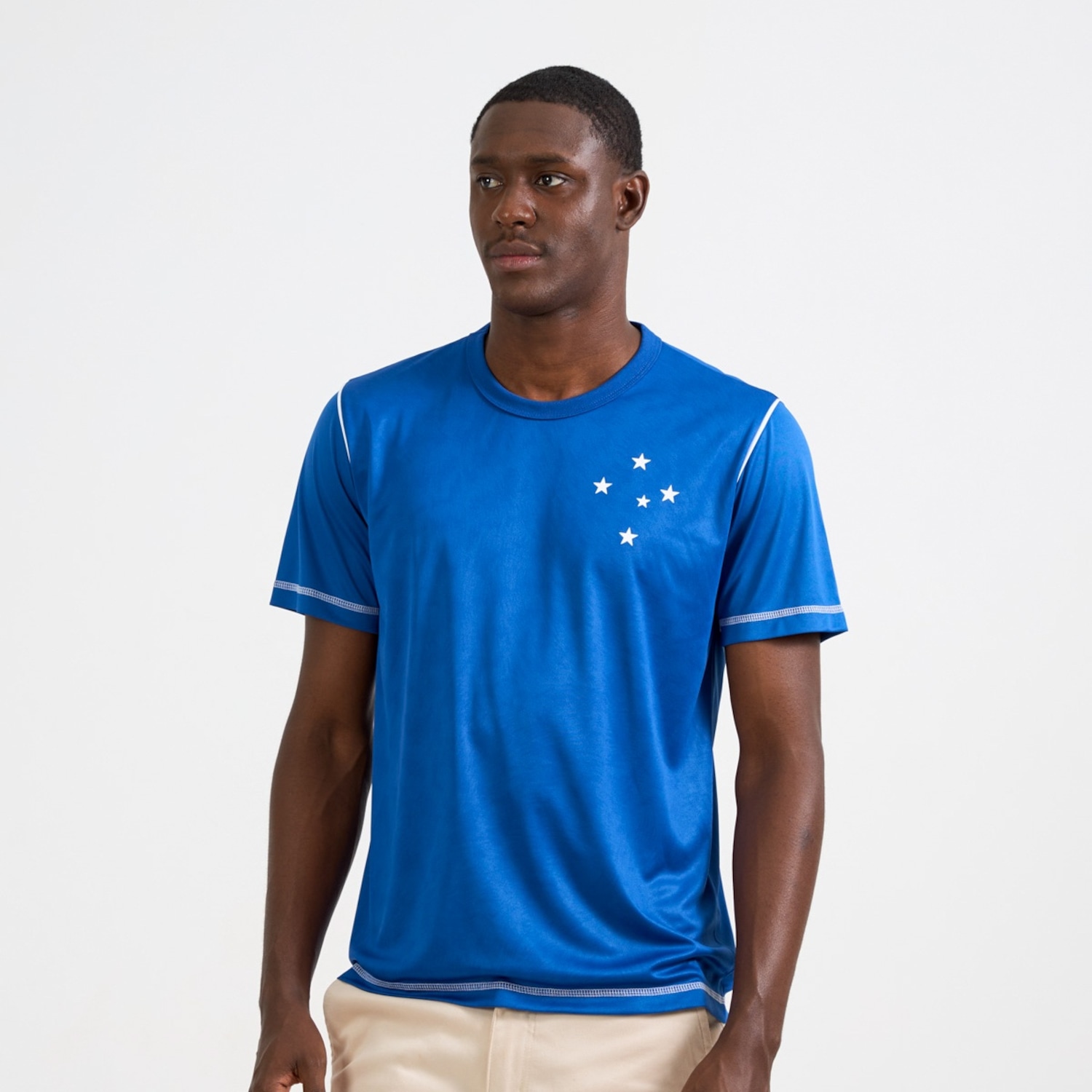 Camisa do Cruzeiro Braziline Basic Ser Masculina - Foto 1