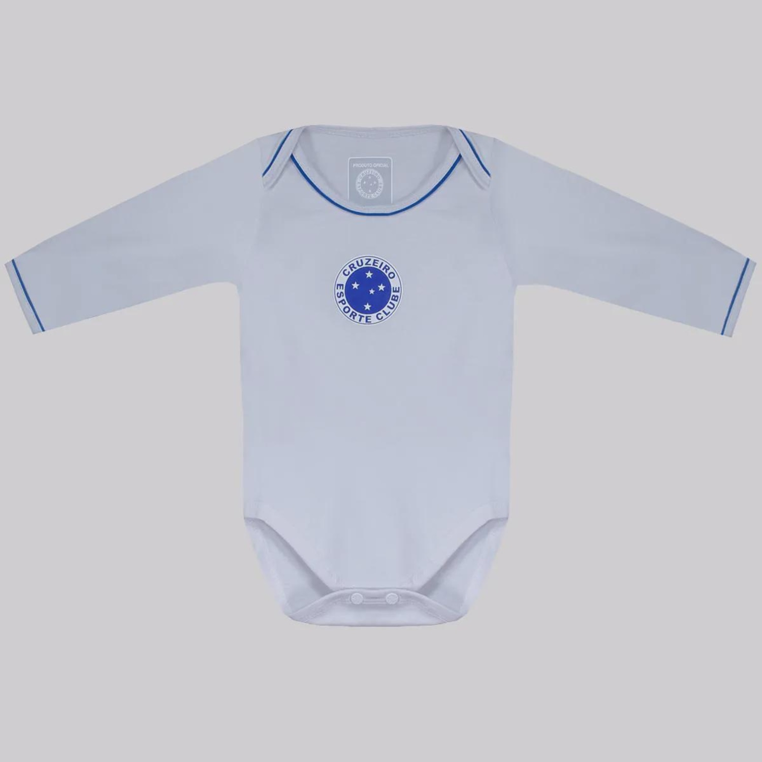 Body Manga Longa do Cruzeiro Futfanatics Infantil - Foto 1