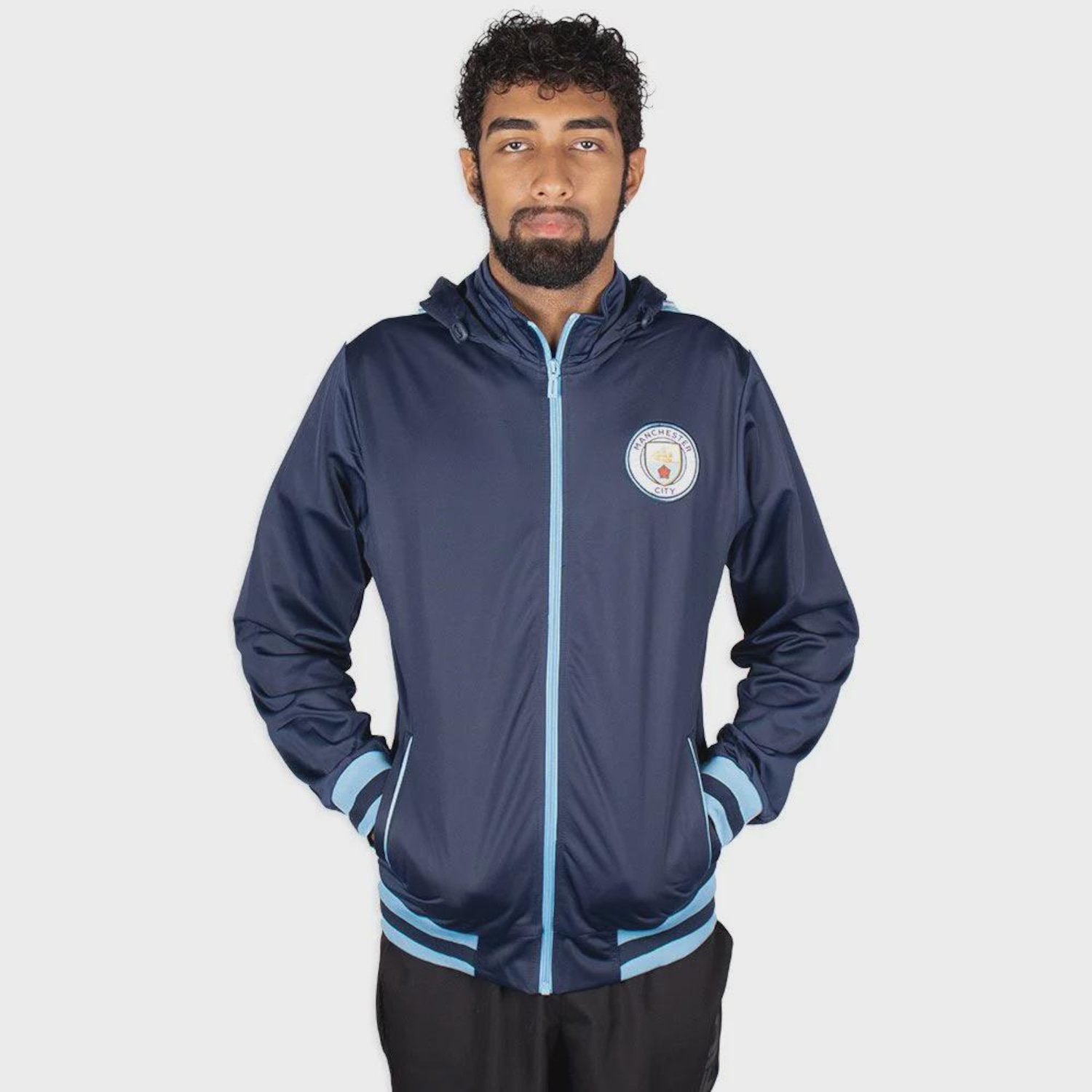 Jaqueta Masculina Manchester City Trilobal - Foto 1