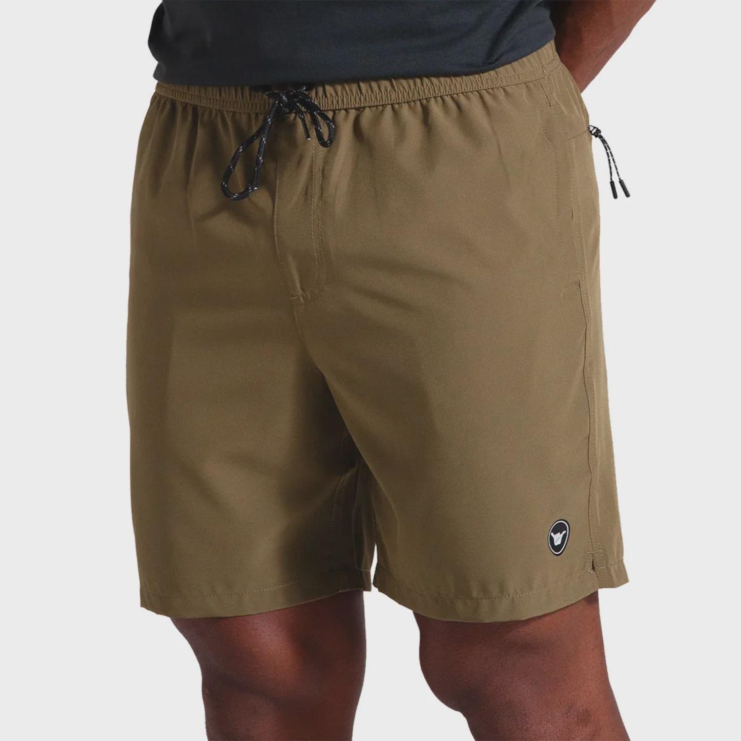 Bermuda Hang Loose Landscape Kaki Masculina - Foto 1