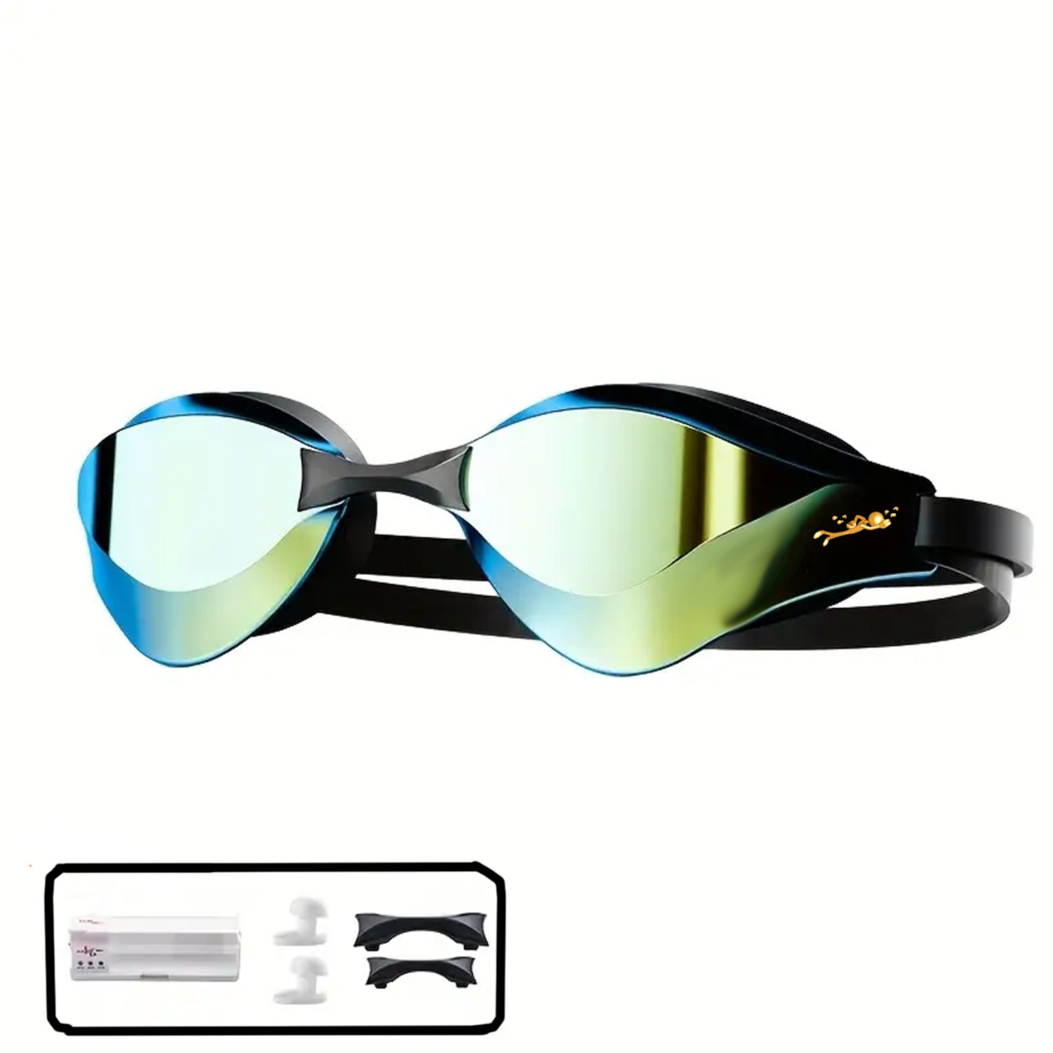 Óculos de Natação Adulto Gold Sports Fire Pro Performance 9.0 - Foto 1