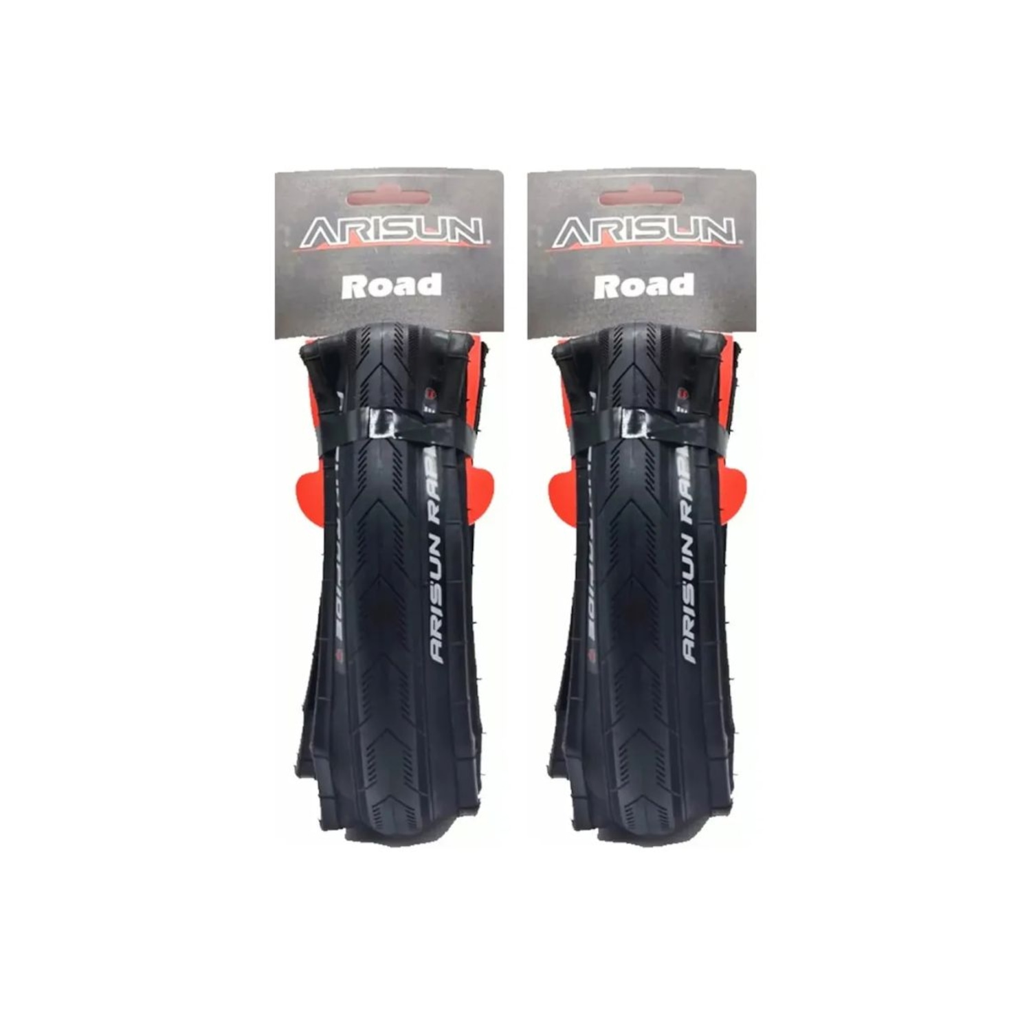 Par Pneu aro 700 x 25 bike Speed Arisun Rapide Kevlar 60 Tpi - Foto 1