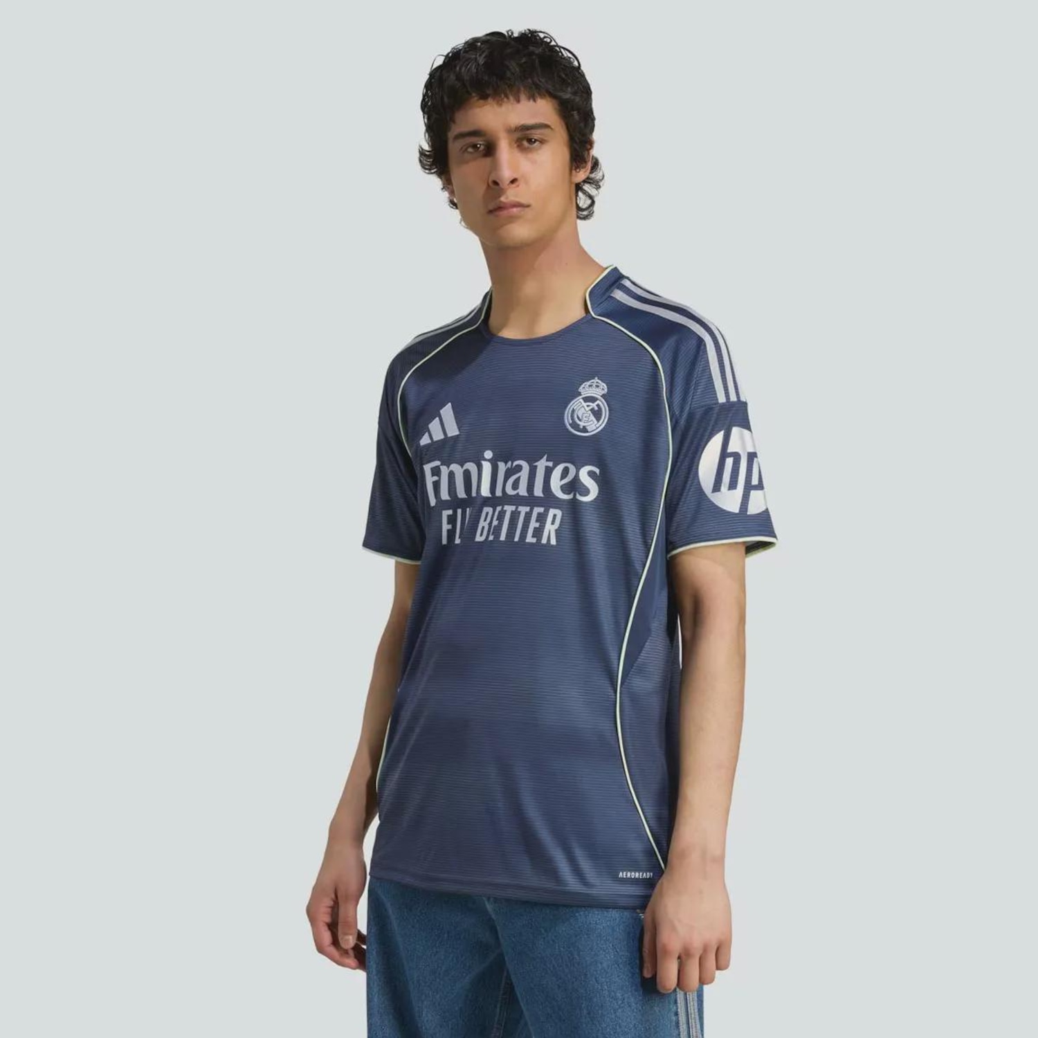 Camisa Real Madrid Away 2025 adidas Masculina - Foto 1