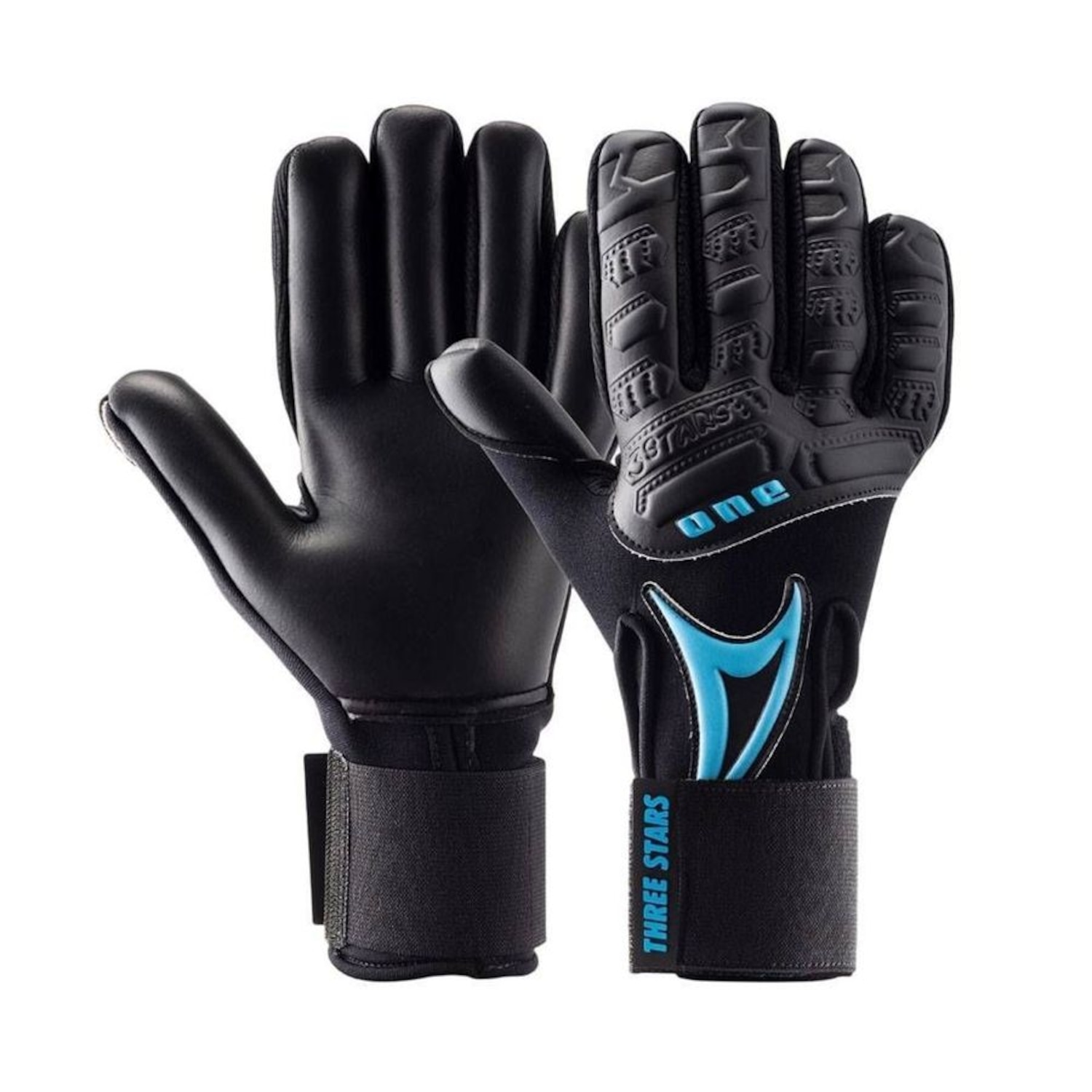Luva de Goleiro de Futebol de Campo Three Stars One 32 - Foto 1