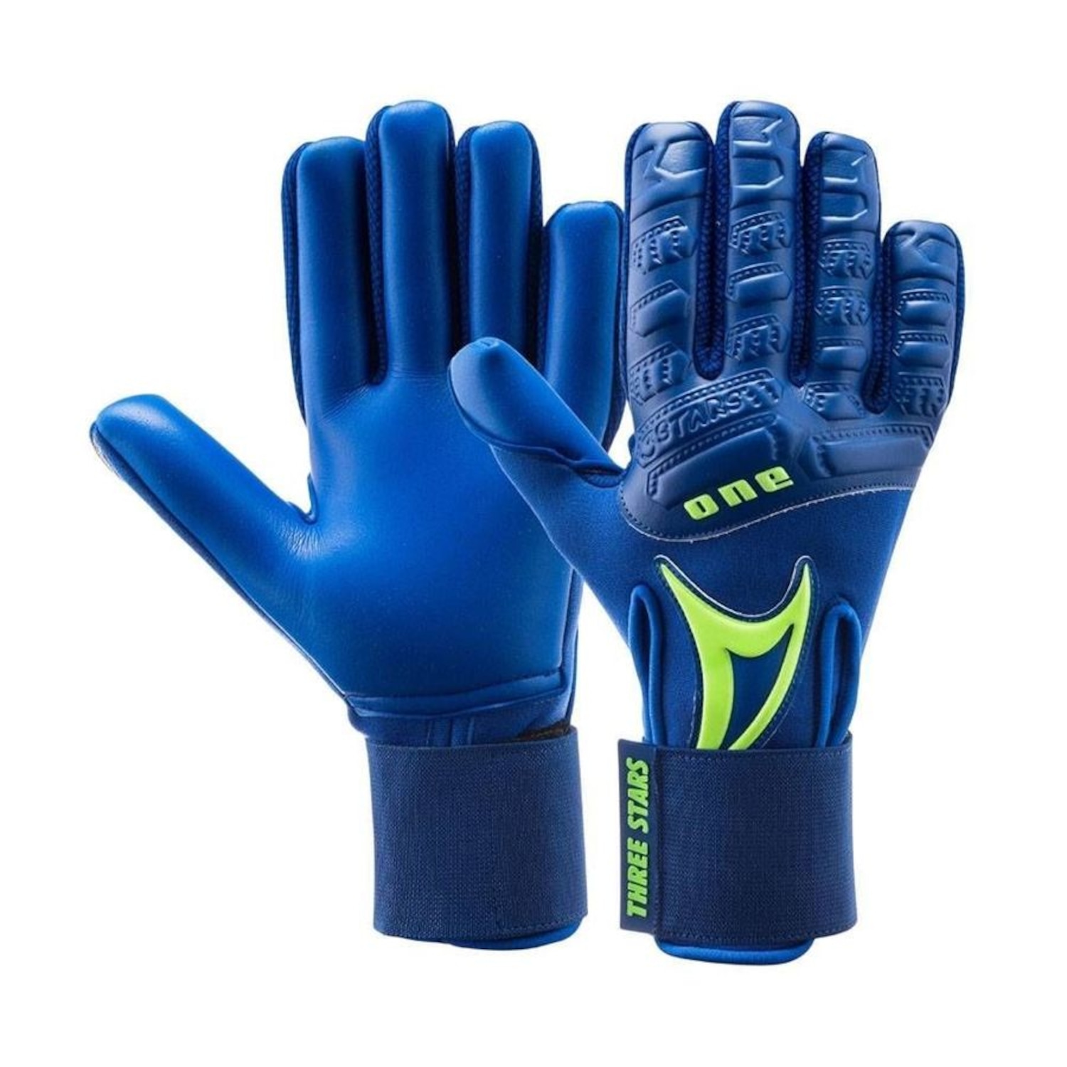 Luva de Goleiro de Futebol de Campo Three Stars One 32 - Foto 1
