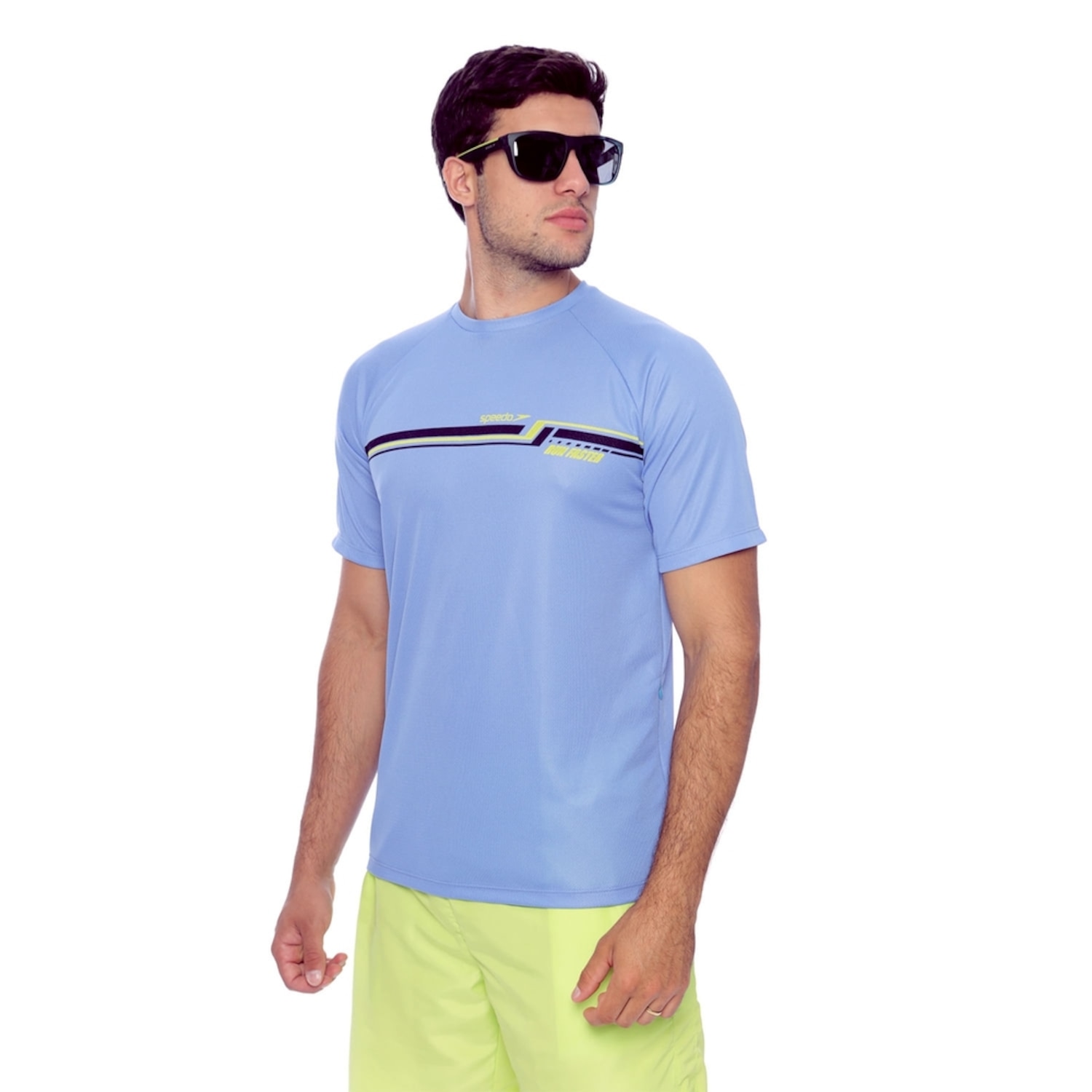 Camiseta Masculina Speedo Speed Lines - Foto 1