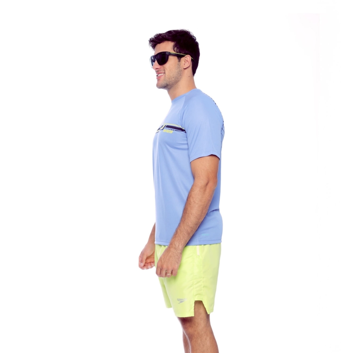 Camiseta Masculina Speedo Speed Lines - Foto 3