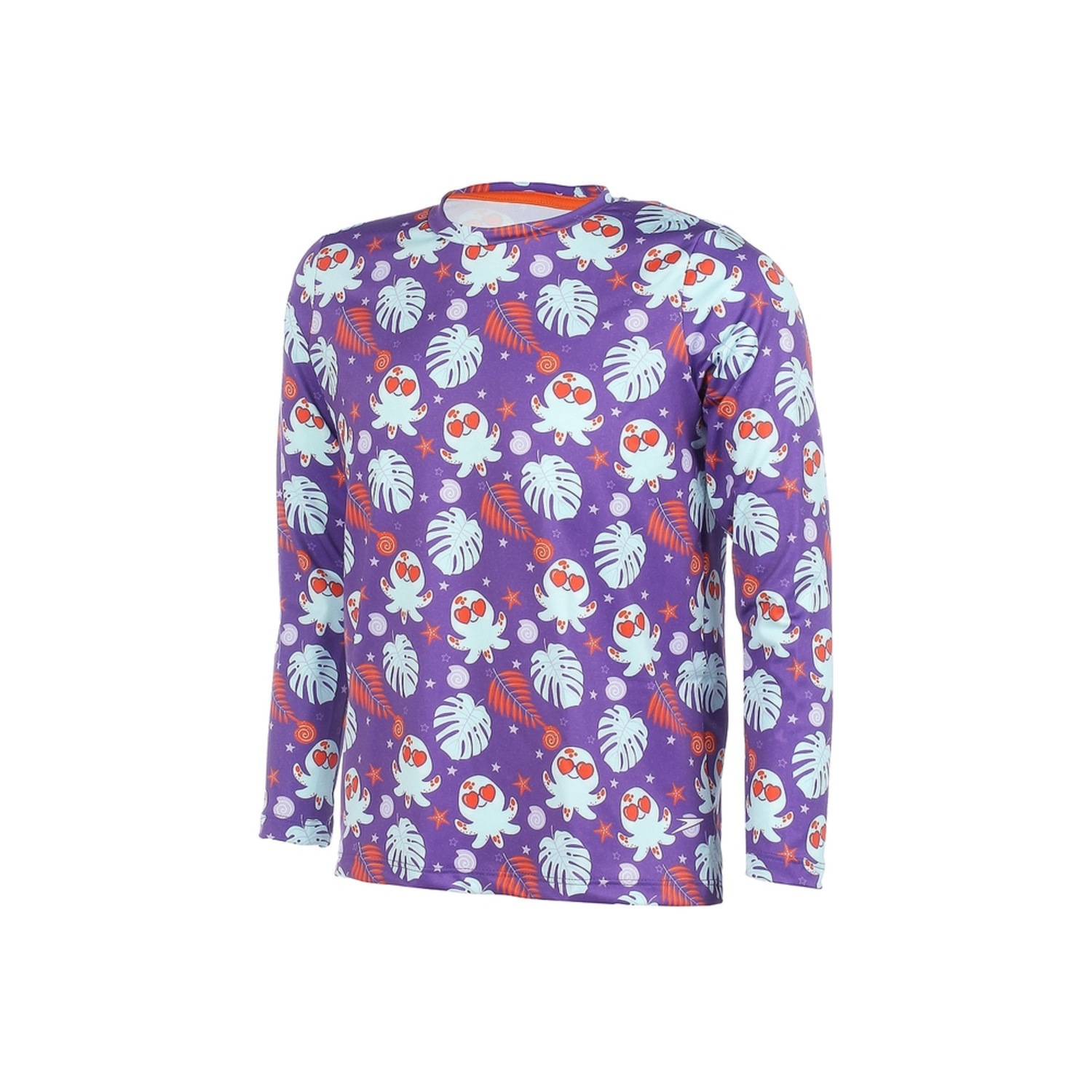 Camiseta Infantil Speedo Manga Longa Polvo Fofo - Foto 3