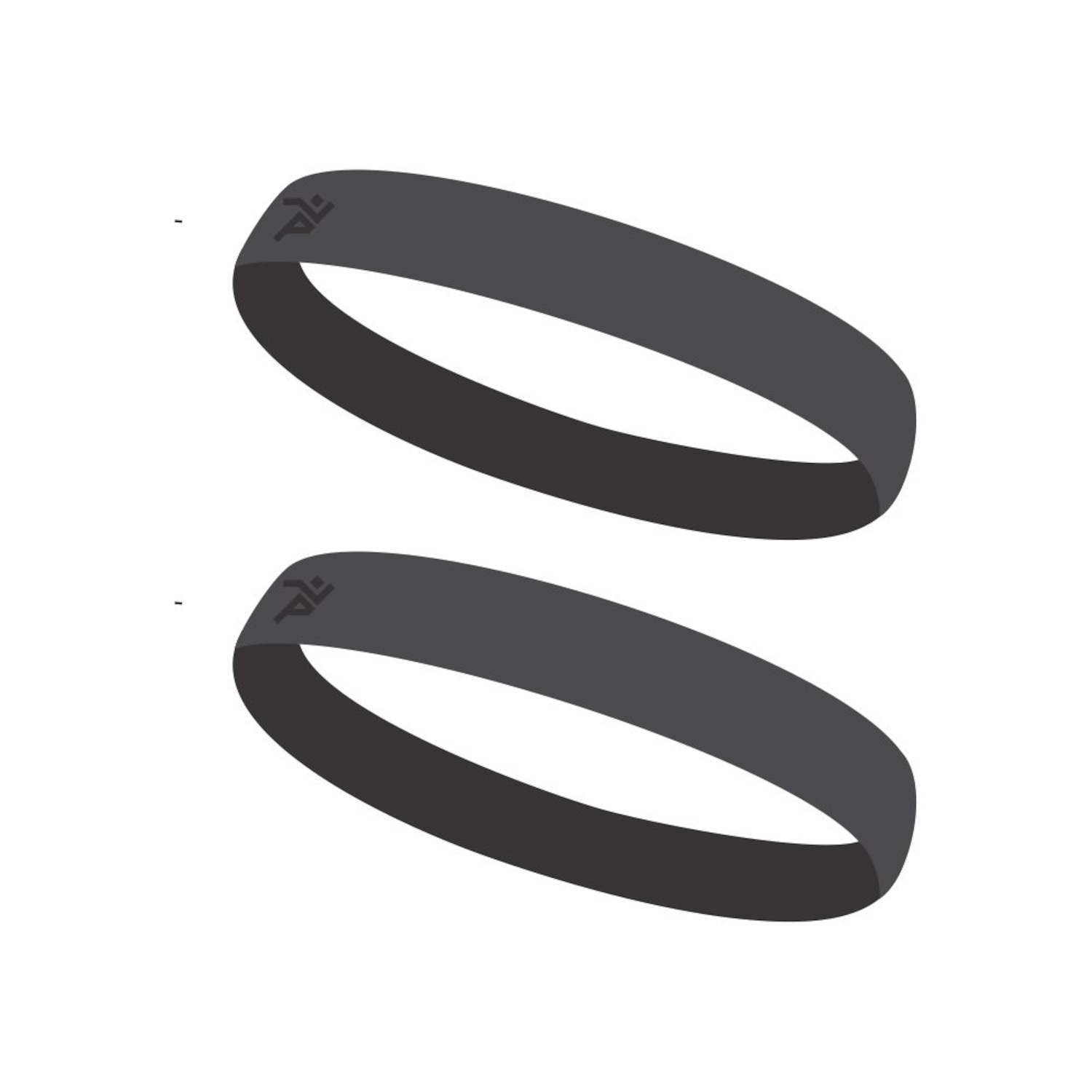 Faixa de Cabelo com Silicone Sportbr - 2 unidades - Foto 1