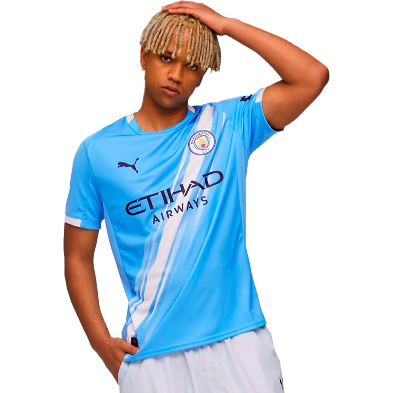 Camisa do Manchester City I 25 Puma Torcedor Masculina - Foto 1