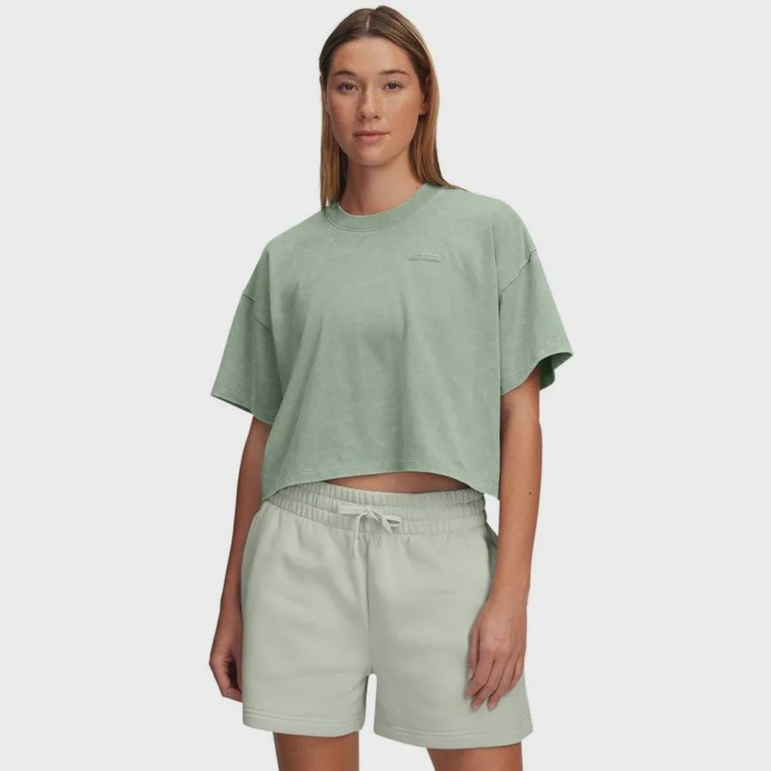 Camiseta Sportstyle Under Armour Heavyweight Wash Feminina - Foto 1