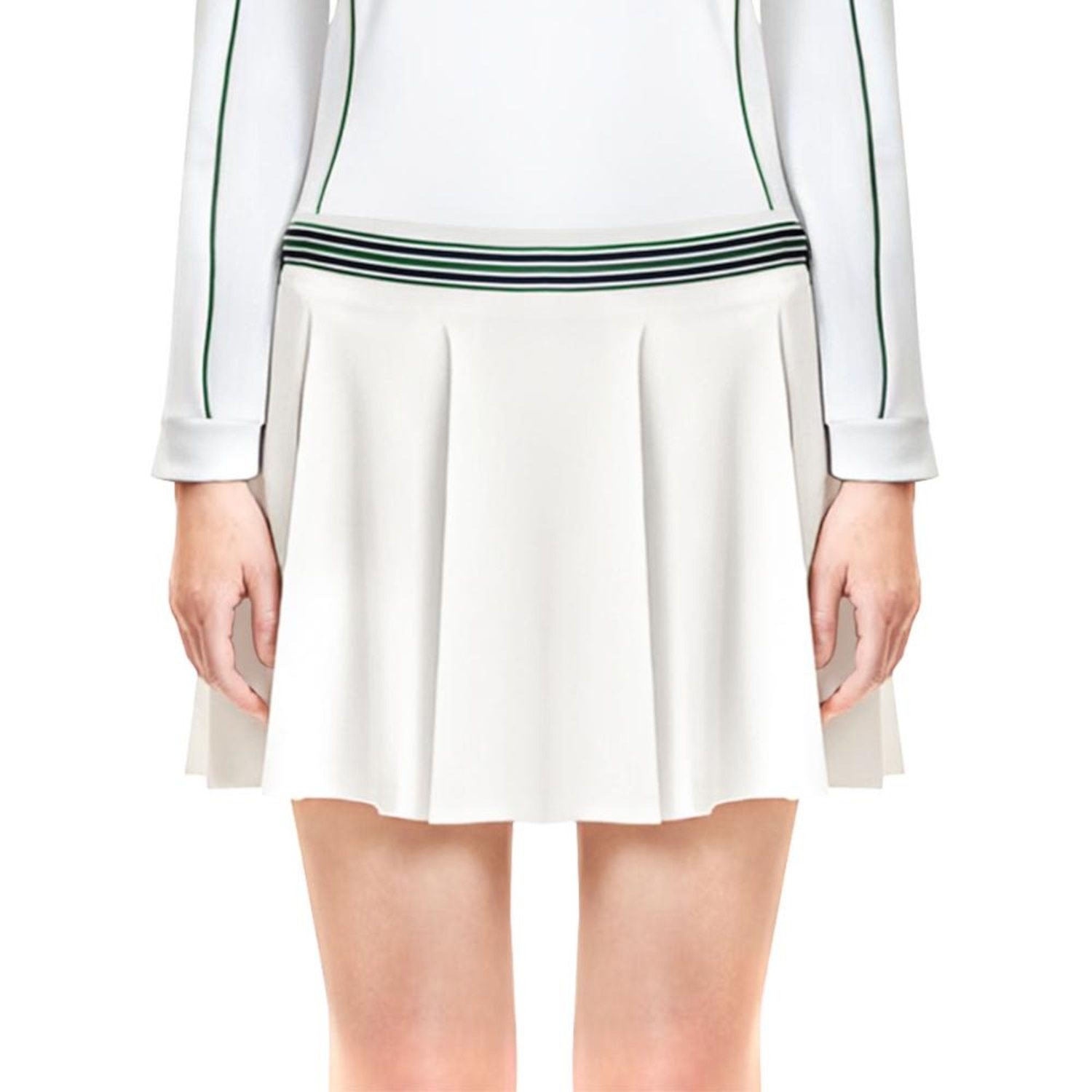 Saia Shorts Lacoste Em Pique Feminina - Foto 1