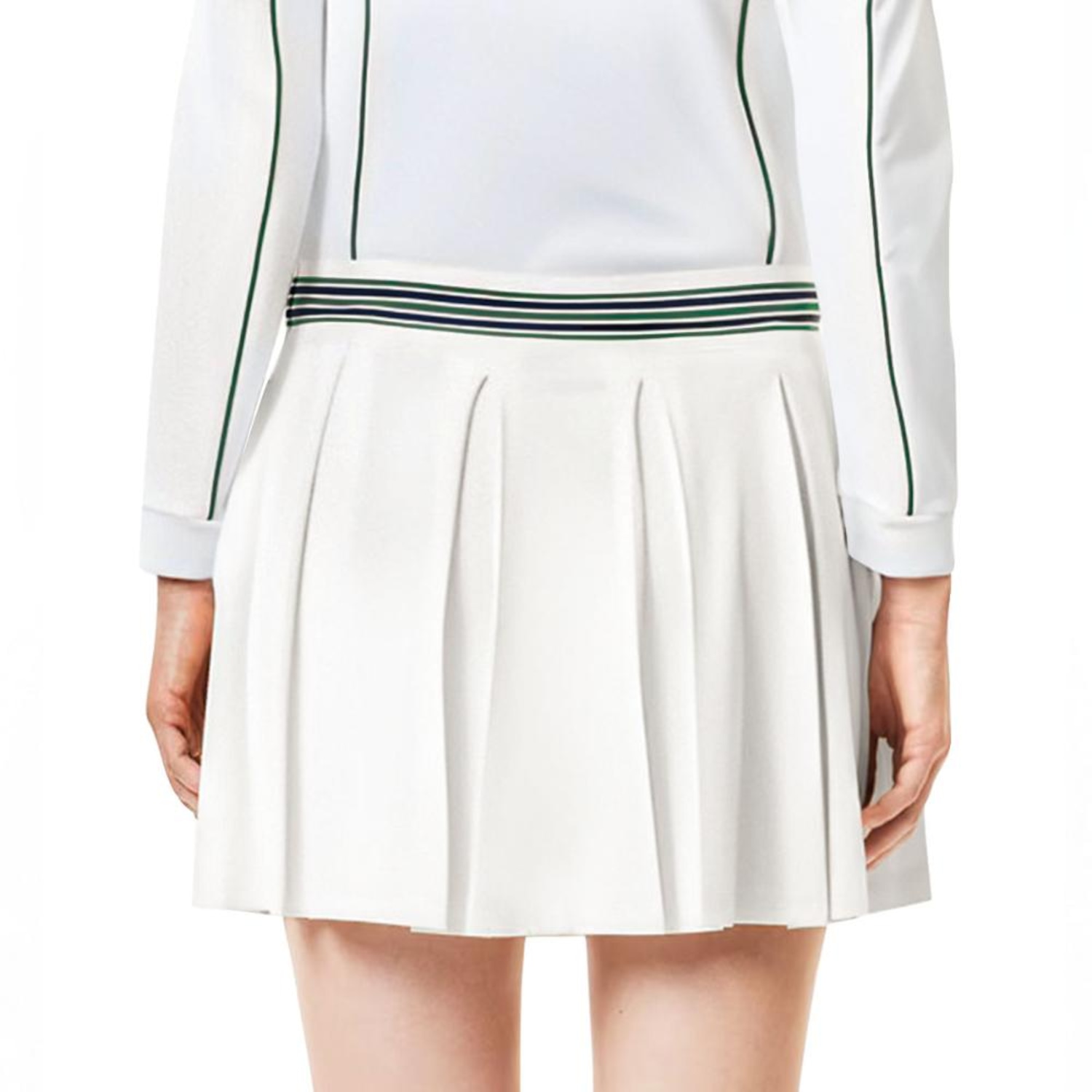 Saia Shorts Lacoste Em Pique Feminina - Foto 3
