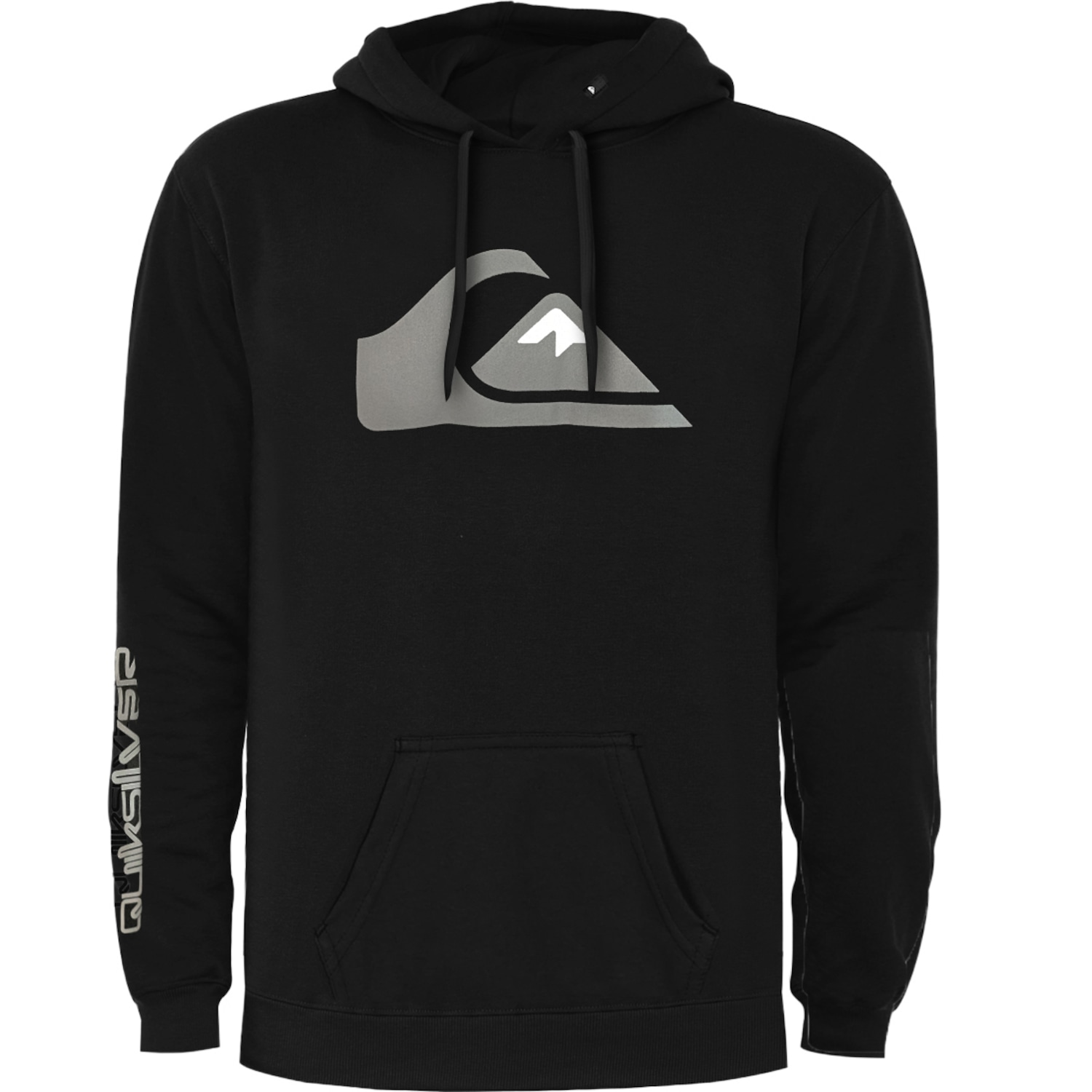 Blusão de Moletom Quiksilver Comp Logo 2.0 com Capuz Masculino - Foto 1