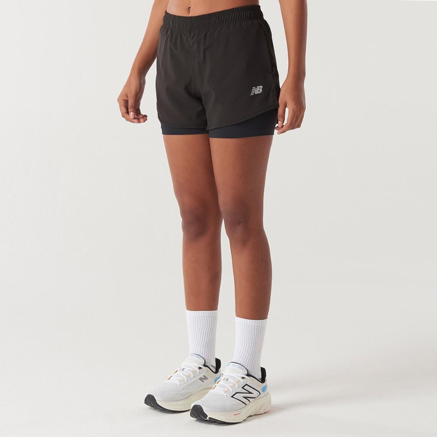 Short Feminino New Balance Sport Essentials 2 In 1 - Foto 2