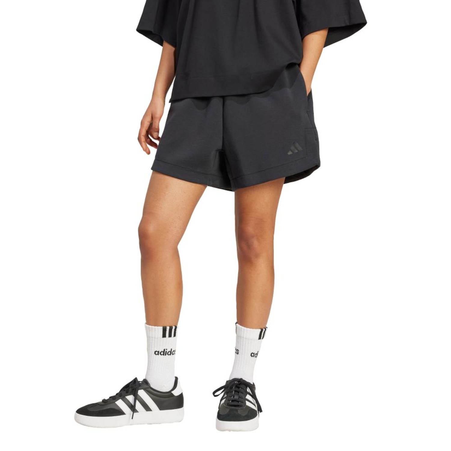 Short Feminino adidas All SZN Macio Lux - Foto 1