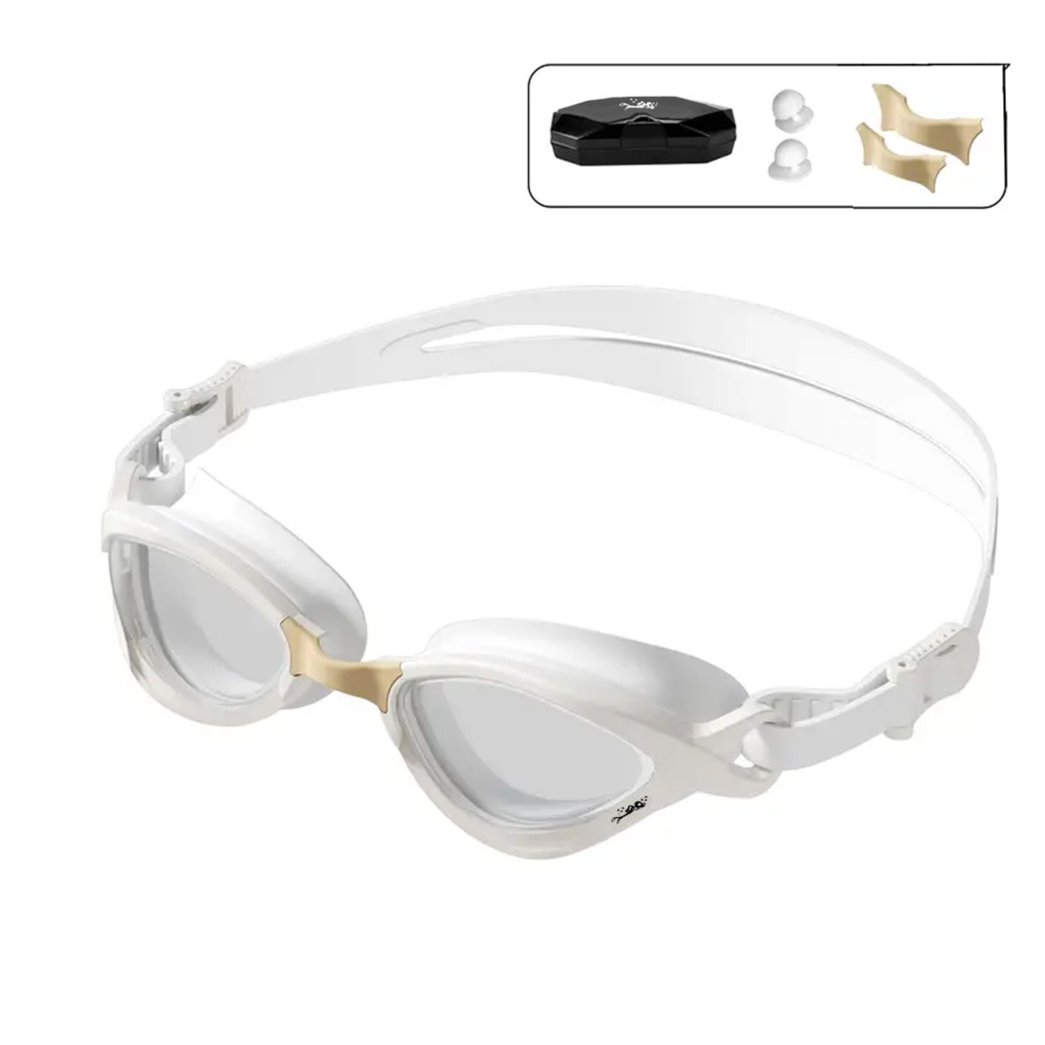 Óculos de Natação Gold Sports Glacier Pro Performance 10.0 Adulto - Foto 1