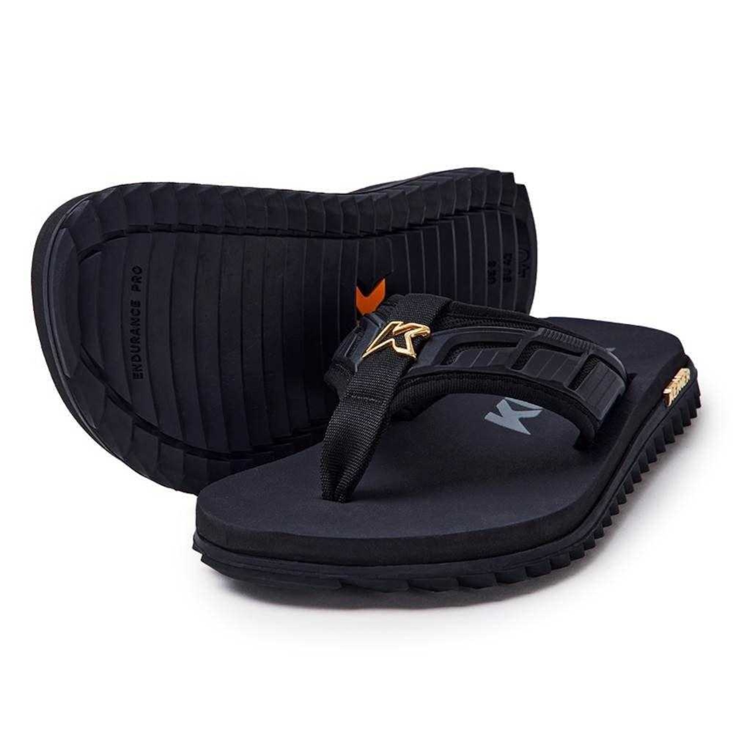 Chinelo Kenner Kivah Full Force Gold Masculino - Foto 1