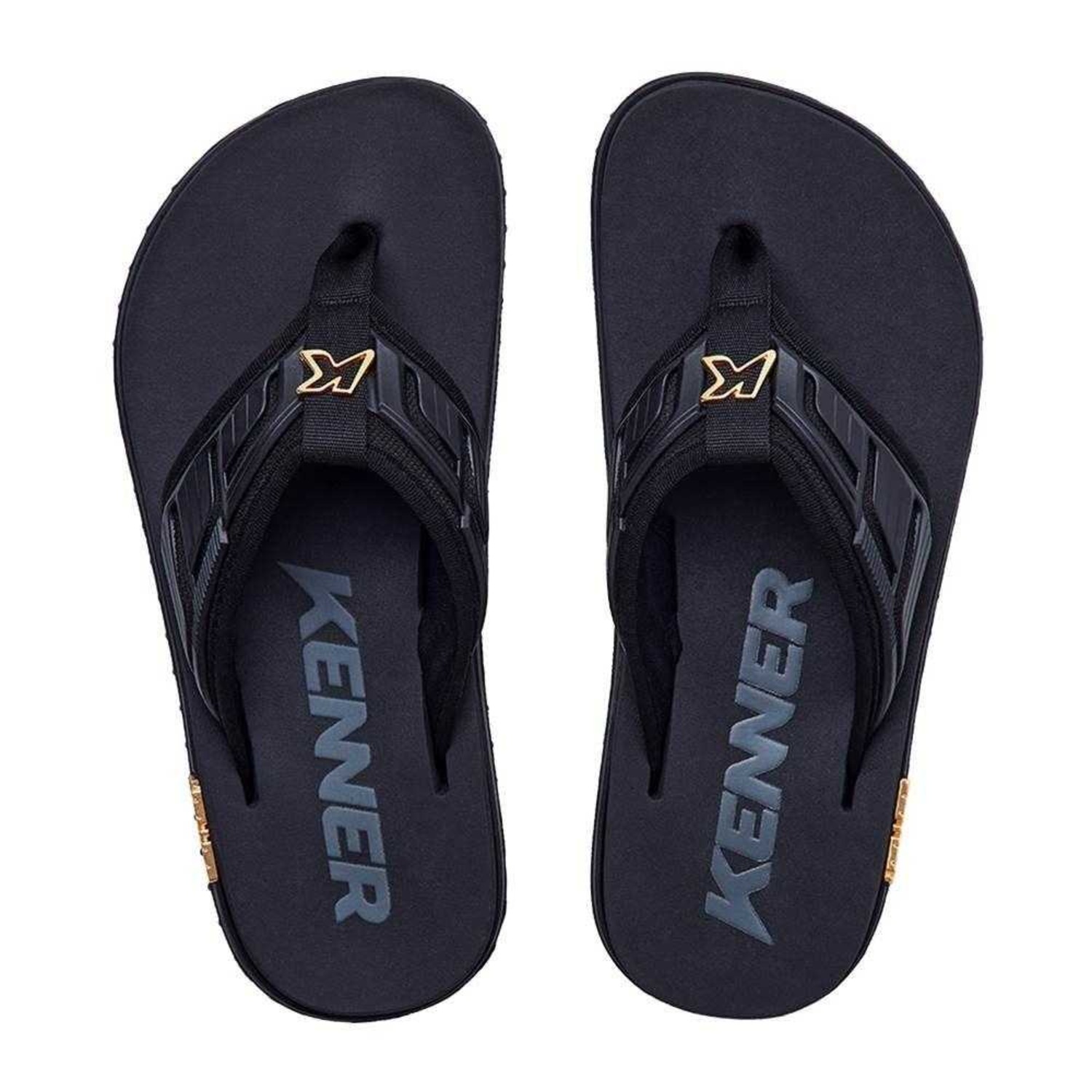 Chinelo Kenner Kivah Full Force Gold Masculino - Foto 2