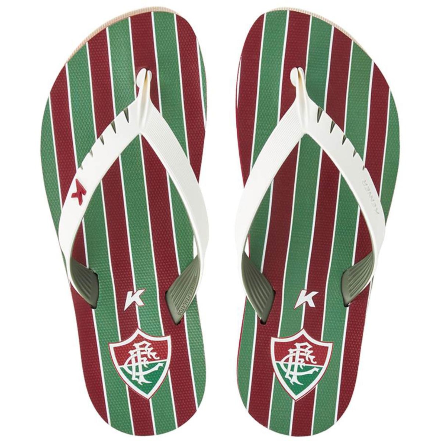 Chinelo Kenner Fluminense Red Masculino - Foto 1