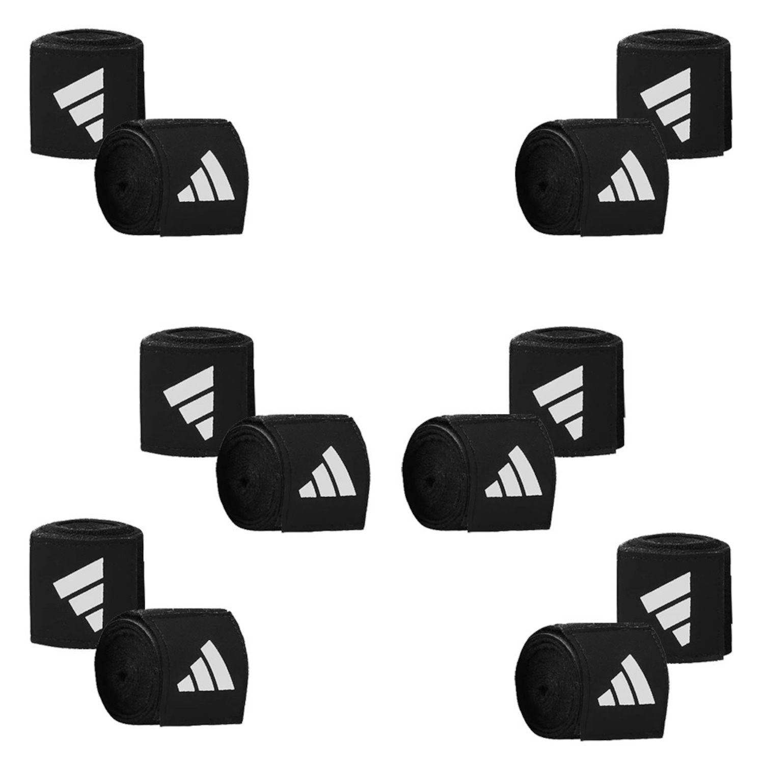 Kit 6 pares Bandagem adidas Boxing Bandage 2,55m - Foto 1