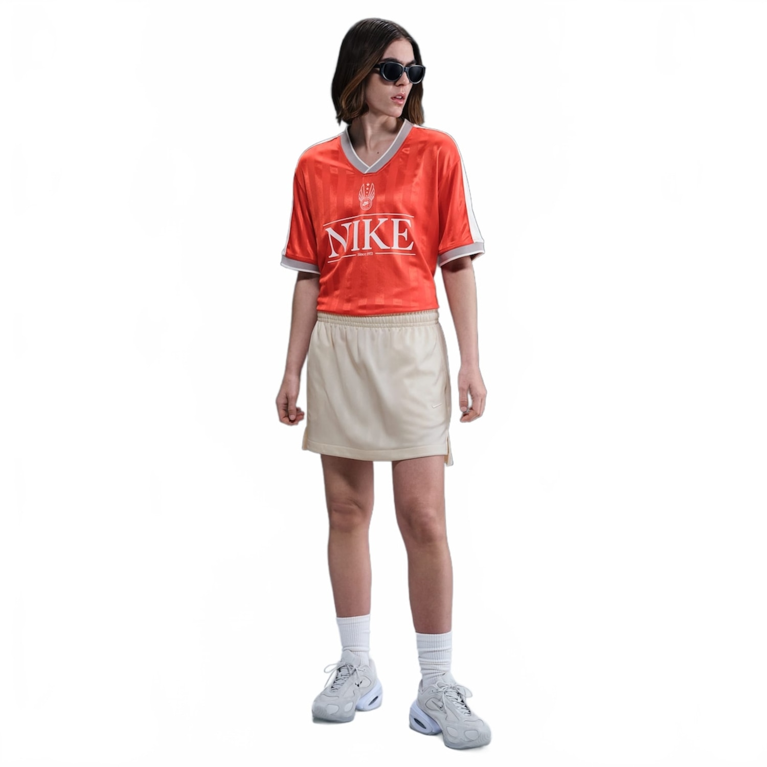 Saia Nike Sportswear Stripe Track Feminina - Foto 1