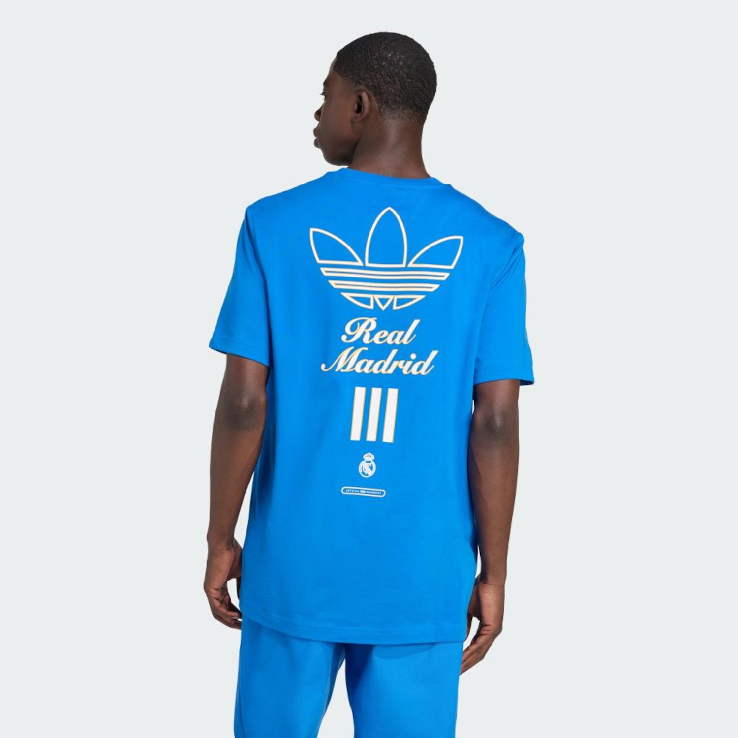 Camiseta Masculina Adidas Real Madrid Gráfica Ícones da Terraço - Foto 3