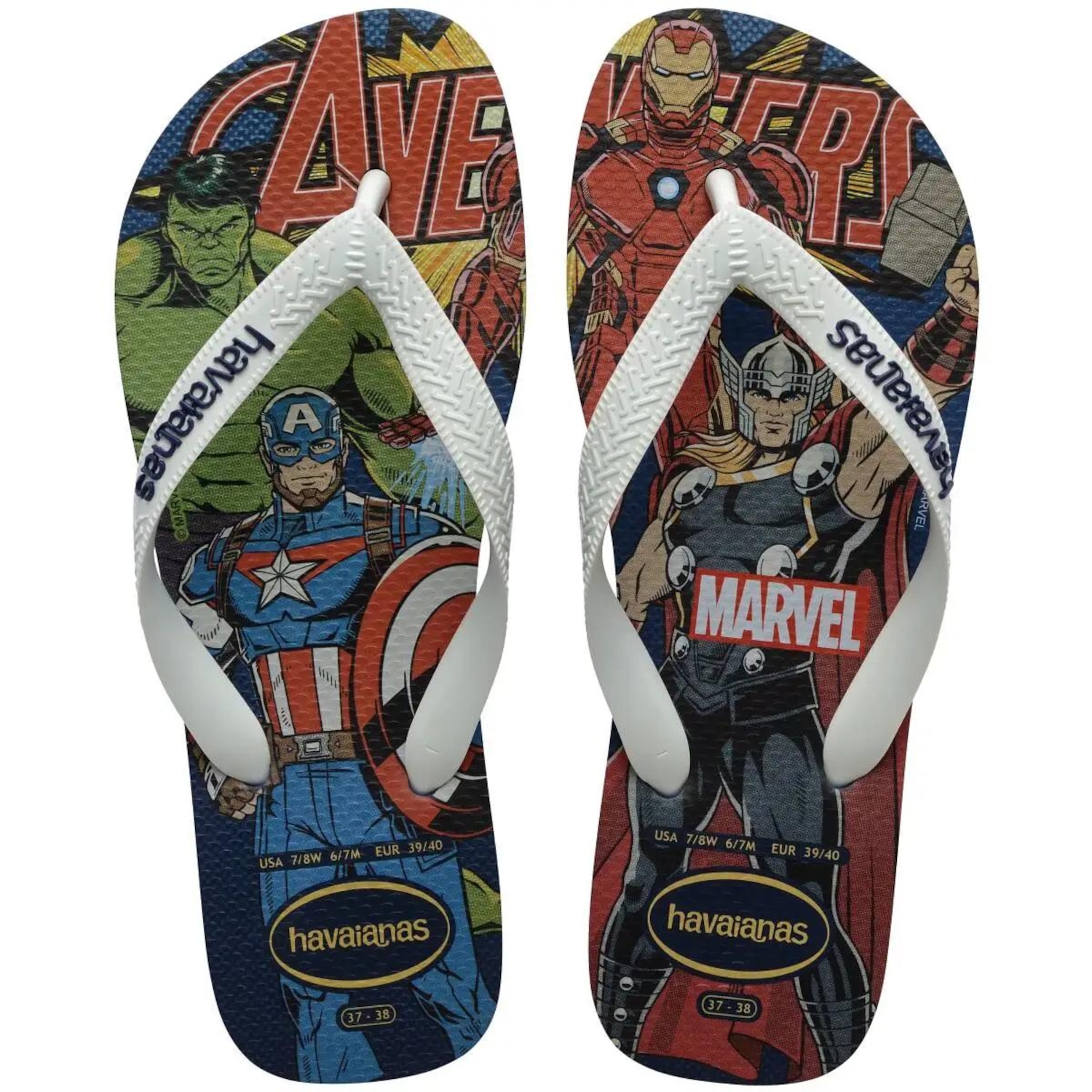 Chinelo Havaianas Top Marvel Classics Masculino - Foto 1
