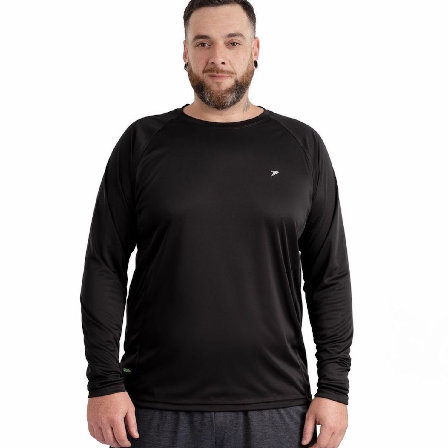 Camiseta Masculina Poker Manga Longa Fator de Proteção UV 50+ - Foto 1