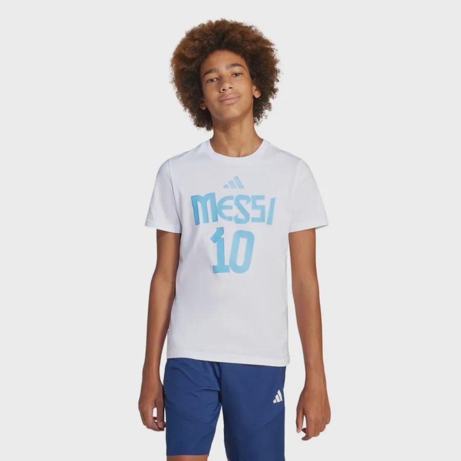 Camiseta Infantil Adidas Messi Graf - Foto 1