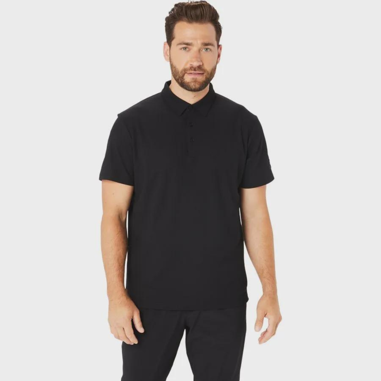 Camisa Polo Asics Spiral Embroidery Masculino - Foto 1
