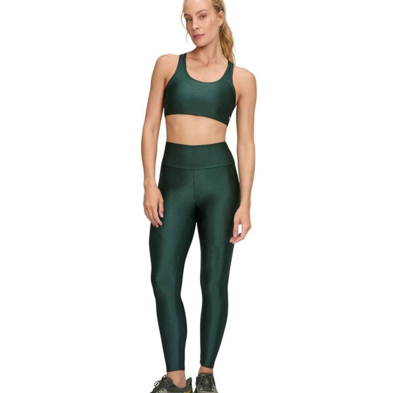 Calça Legging Feminina Alto Giro Eterna Shine - Foto 1