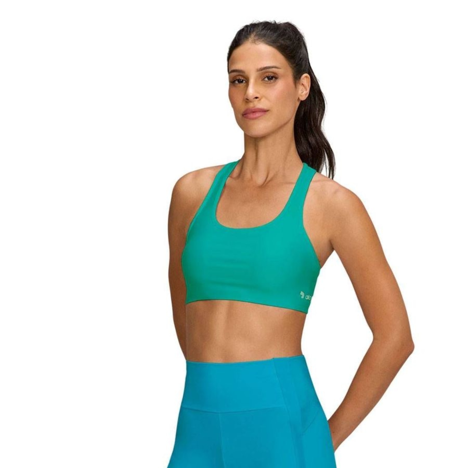 Top Feminino Alto Giro Eterno Shine Nadador - Foto 1